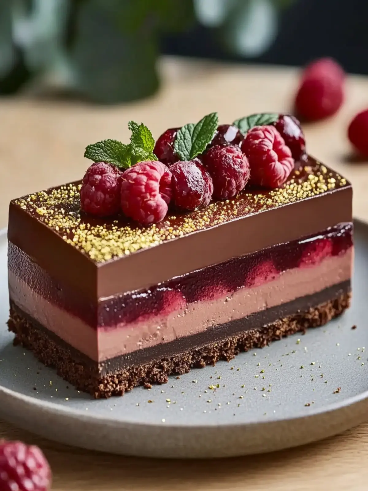 Decadent Chocolate Raspberry Entremet for Showstopper Desserts 3 Chocolate Raspberry Entremet