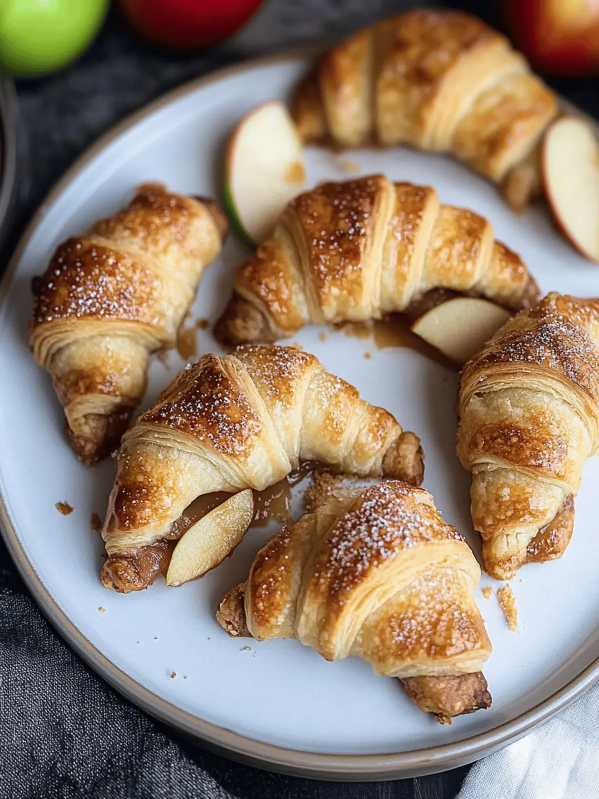 Apple Pie Crescent Rolls: Easy Homemade Bliss 3 Apple Pie Crescent Rolls