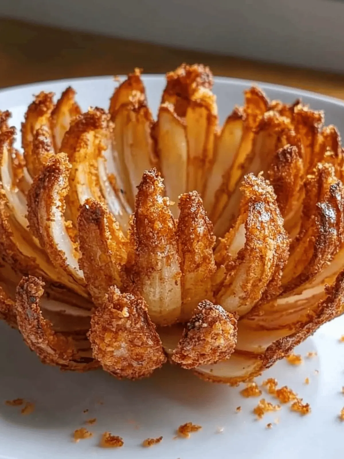 Crispy Air Fryer Blooming Onion That Dares You to Share 3 Crispy Air Fryer Blooming Onion