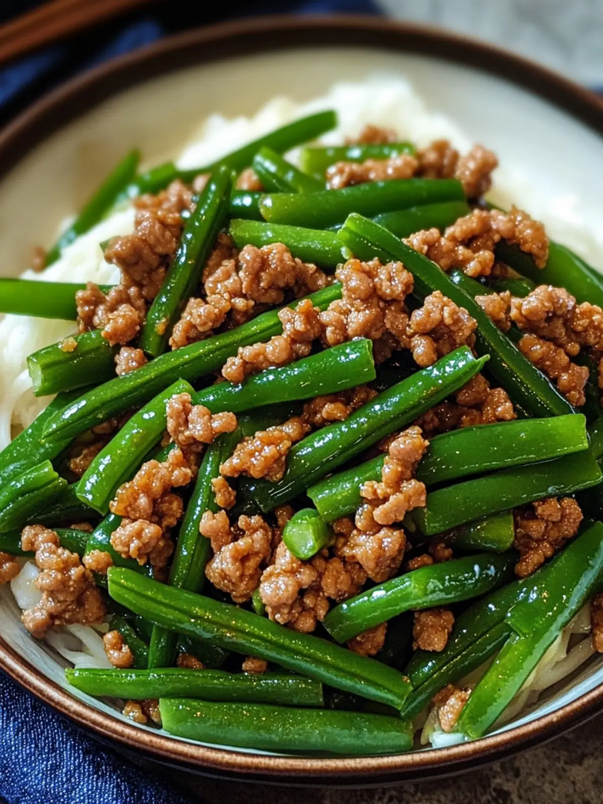 Savory Spicy Ground Turkey and Green Bean Stir-Fry Delight 3 Spicy Ground Turkey and Green Bean Stir-fry