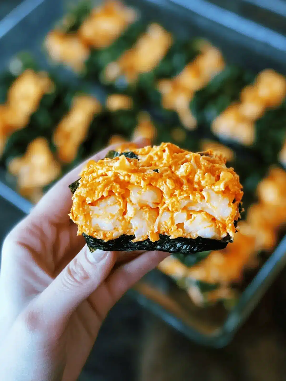 Spicy Tuna & Creamy Crab Sushi Bake for Easy Family Fun 4 Spicy Tuna & Creamy Crab Sushi Bake