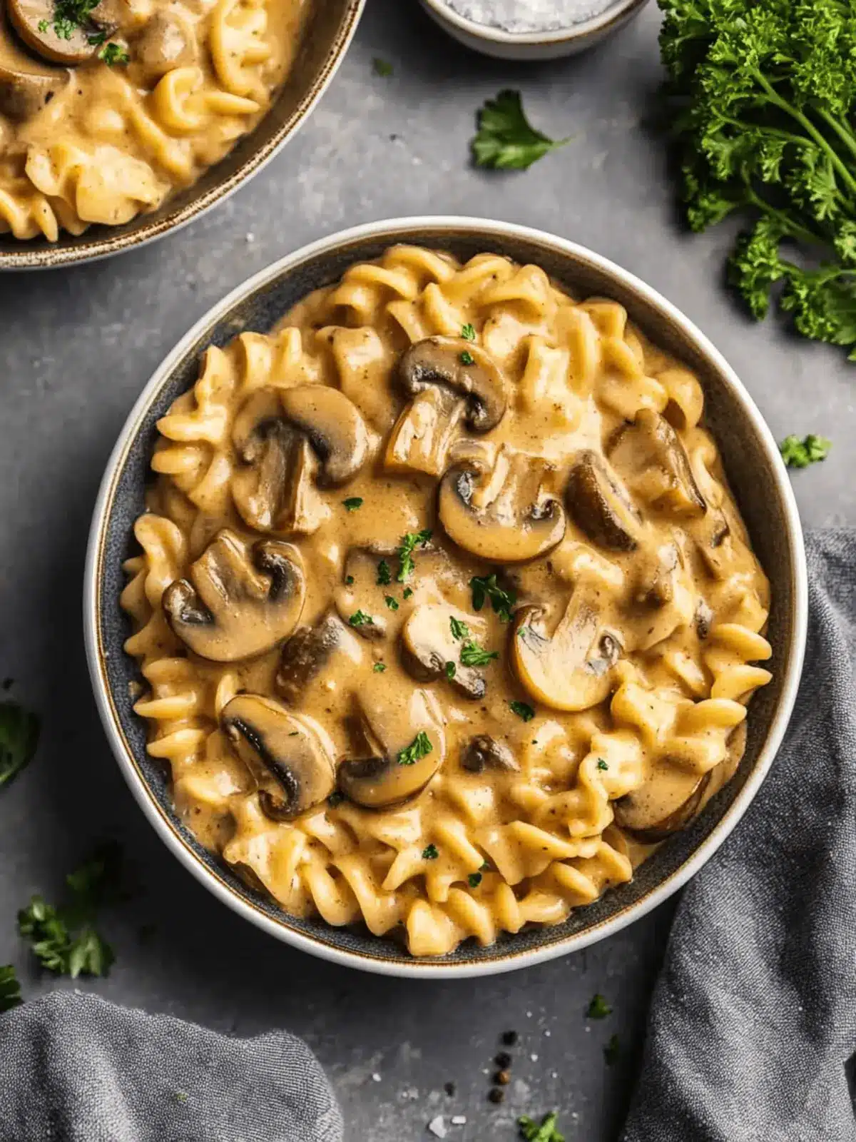 One Pot Vegan Mushroom Stroganoff That's Creamy and Cozy 3 One Pot Vegan Mushroom Stroganoff 