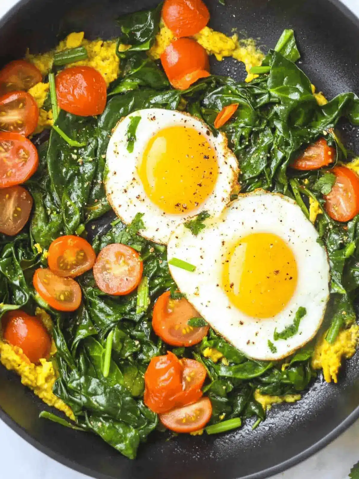 Turmeric Spinach and Eggs: Your Vibrant Healthy Breakfast Fix 3 Turmeric Spinach and Eggs