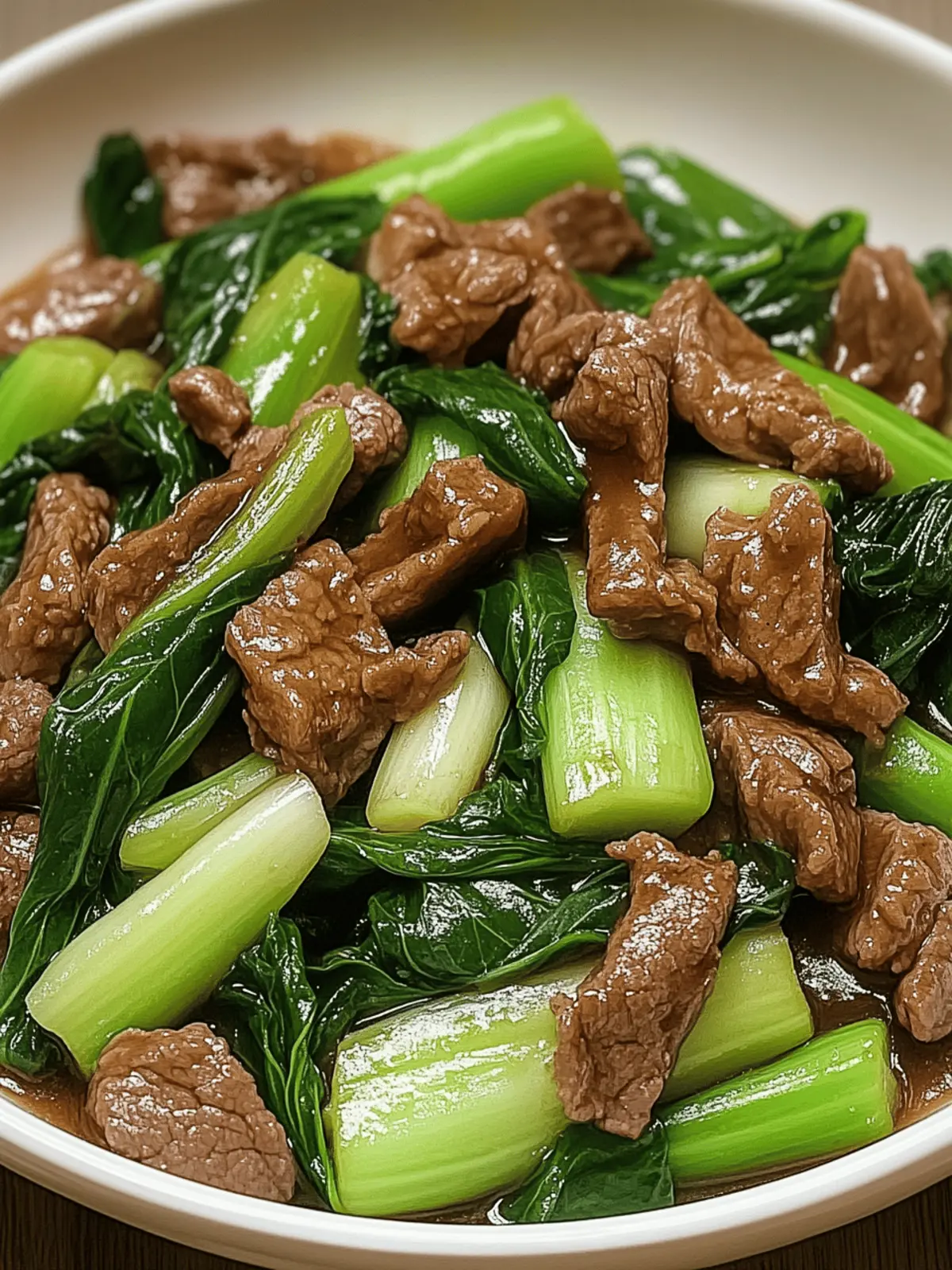 Savor the Quick Bok Choy Stir-Fried Beef in 20 Minutes 4 Bok Choy Stir-Fried Beef