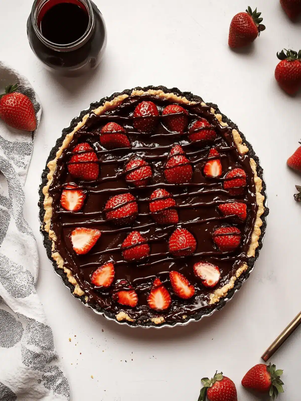 Irresistible Chocolate Covered Strawberry Pie You'll Adore 2 Chocolate Covered Strawberry Pie