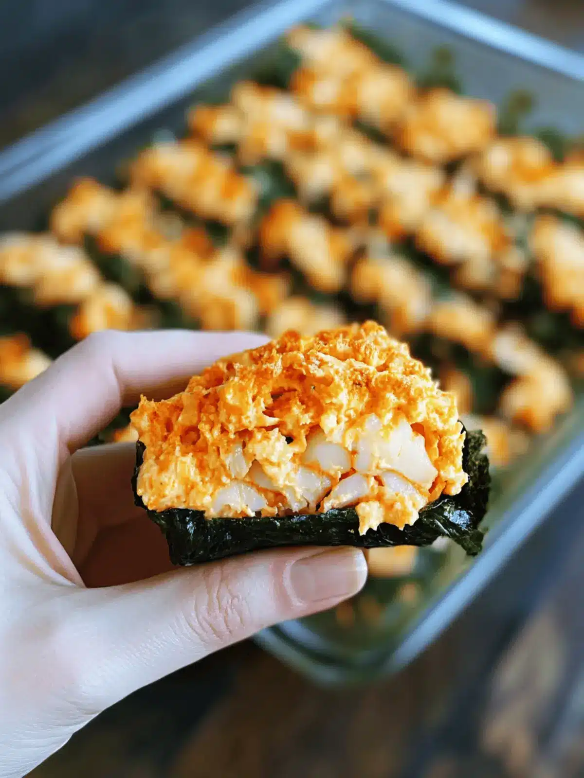 Spicy Tuna & Creamy Crab Sushi Bake for Easy Family Fun 2 Spicy Tuna & Creamy Crab Sushi Bake