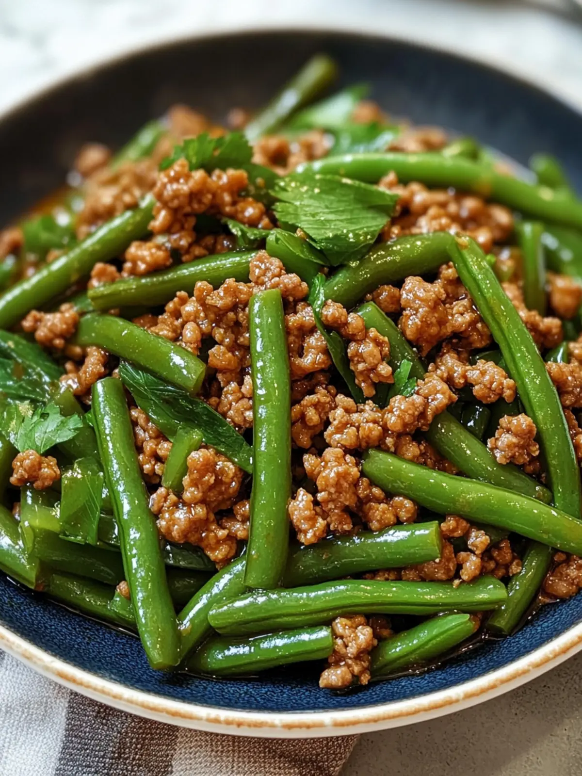 Savory Spicy Ground Turkey and Green Bean Stir-Fry Delight 4 Spicy Ground Turkey and Green Bean Stir-fry