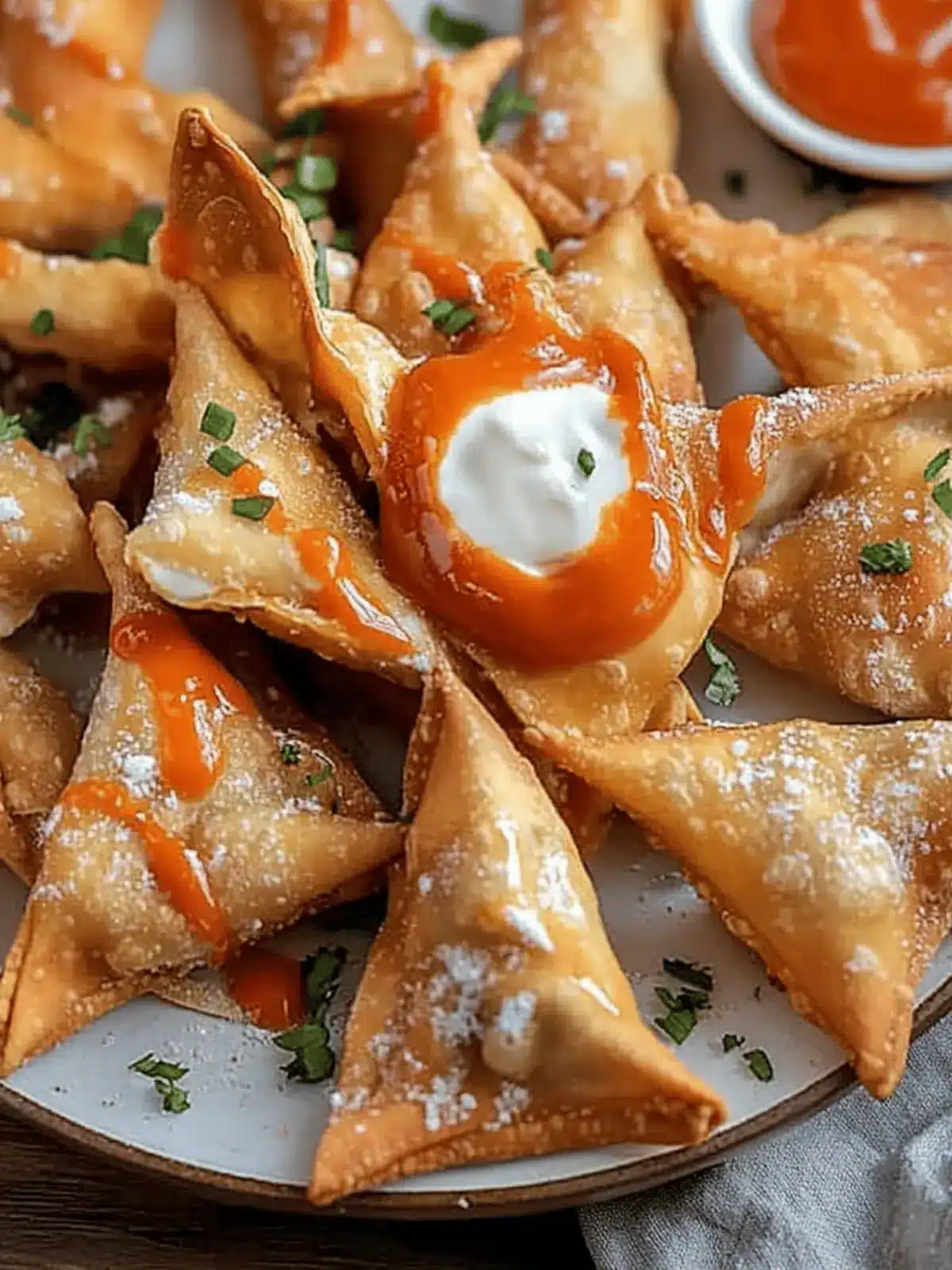 Crispy Air Fryer Buffalo Chicken Wontons You ll Love to Snack On 2 Air Fryer Buffalo Chicken Wontons