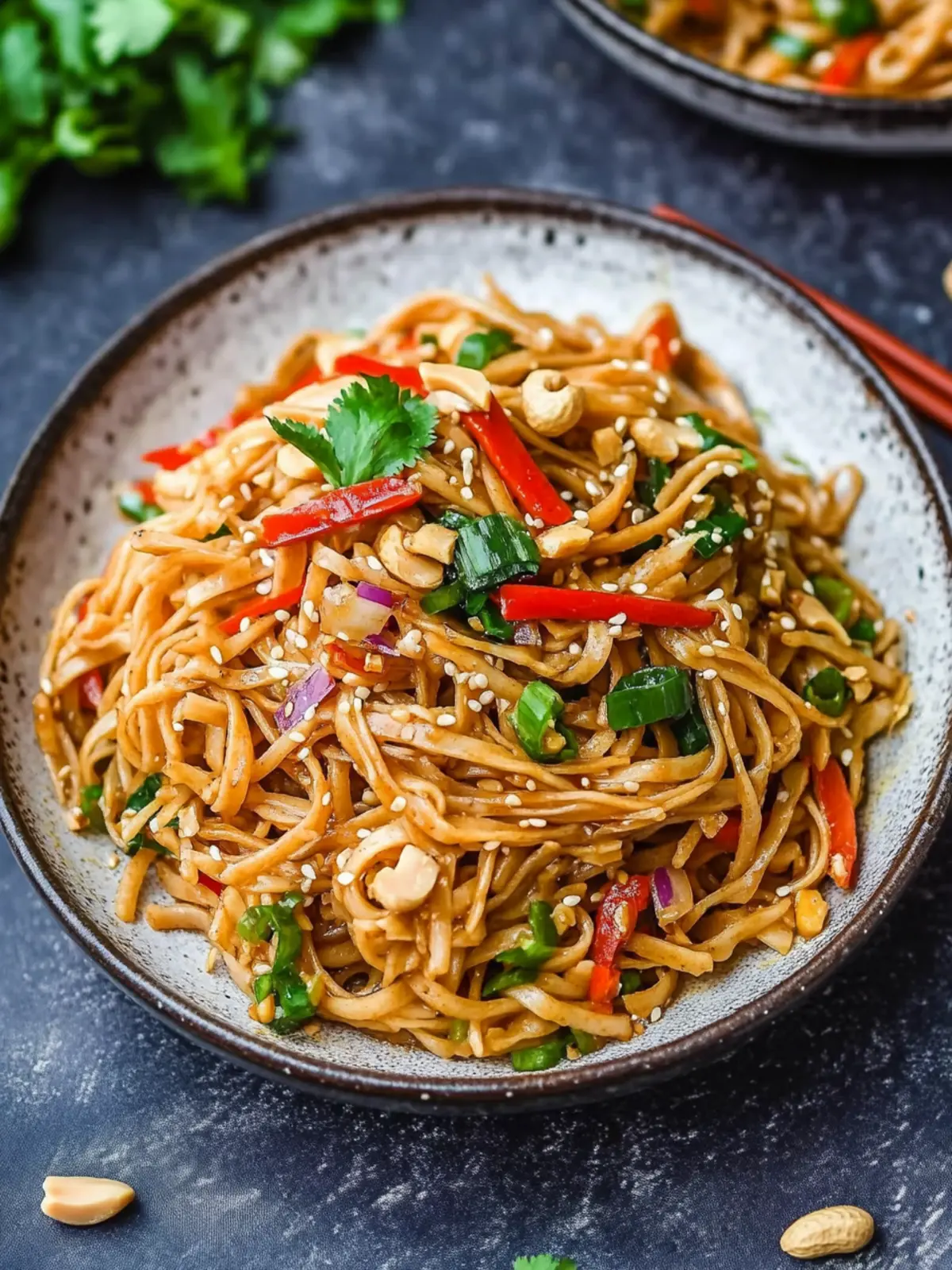 Stir-Fried Peanut Sesame Noodles: A Flavor Explosion Awaits! 2 Stir-Fried Peanut Sesame Noodles
