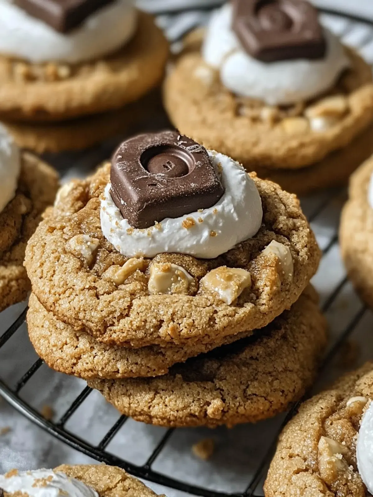Irresistible Peanut Butter S mores Cookies You ll Love 3 Peanut Butter S mores Cookies