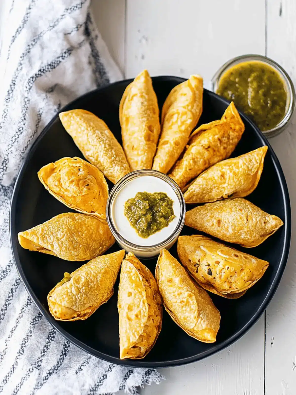 Cheesy Antojitos with Basil Pesto for Home Party Bliss 3 Antojitos
