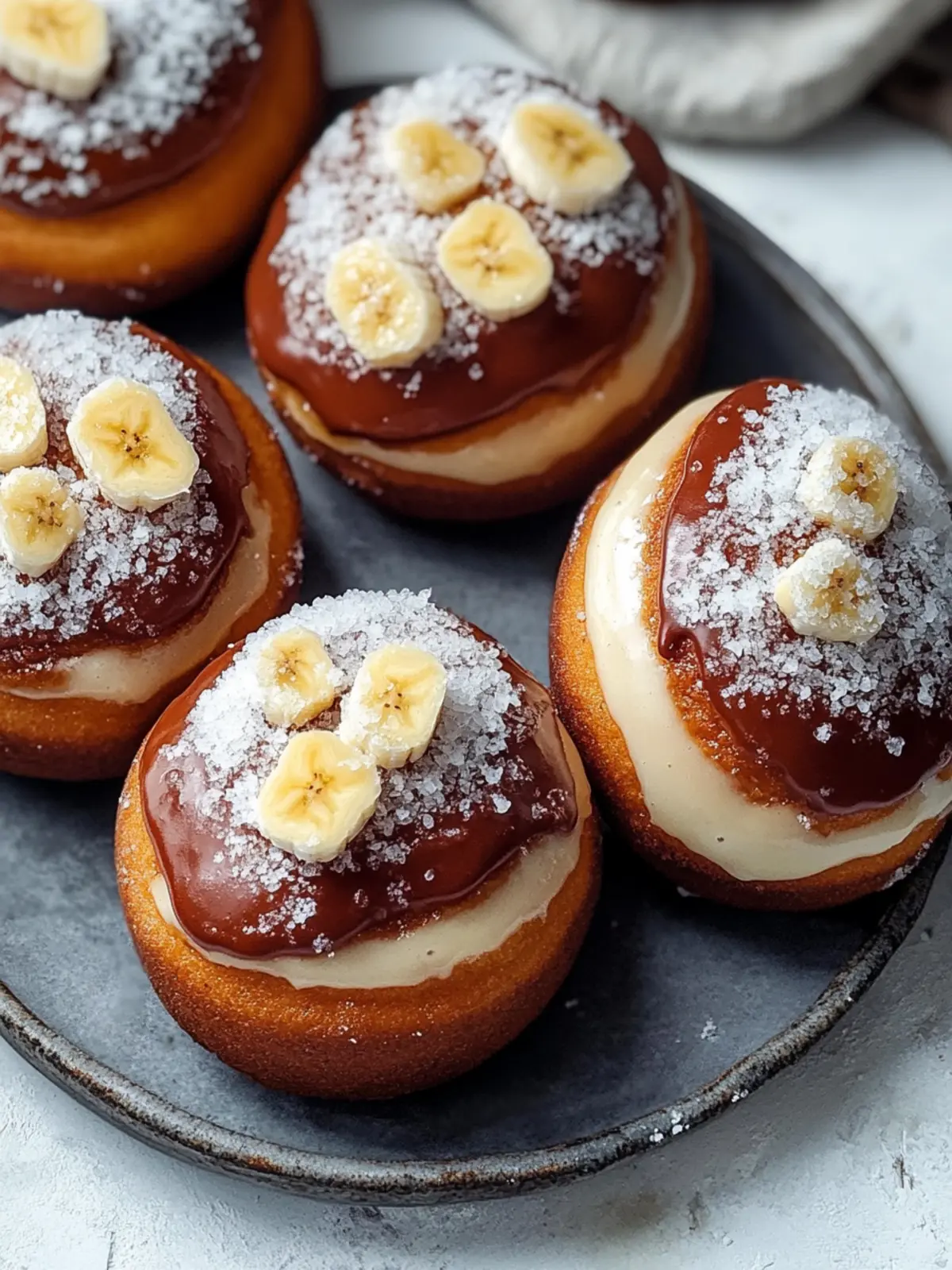 Salted Caramel Banana Maritozzi Donuts for Autumn Bliss 3 SALTED CARAMEL BANANA MARITOZZI DONUTS