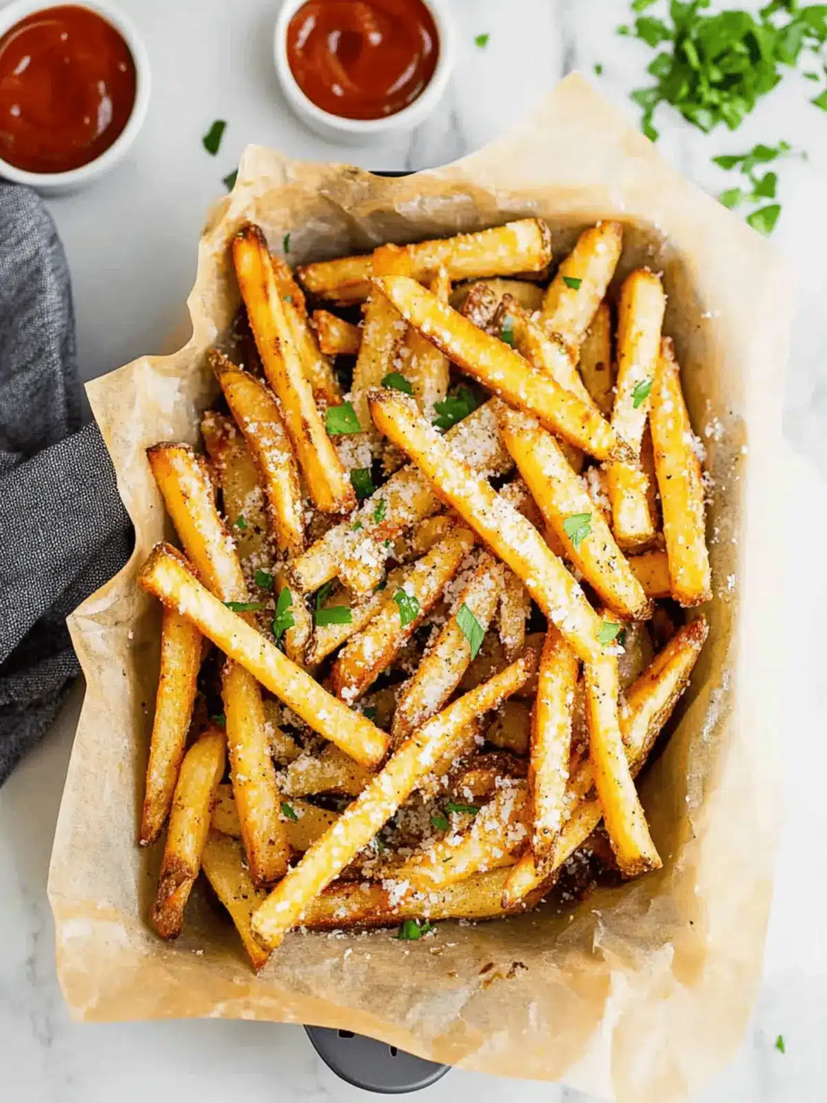 Crispy Air Fryer Garlic Parmesan Fries You'll Crave Daily 3 Air Fryer Garlic Parmesan Fries