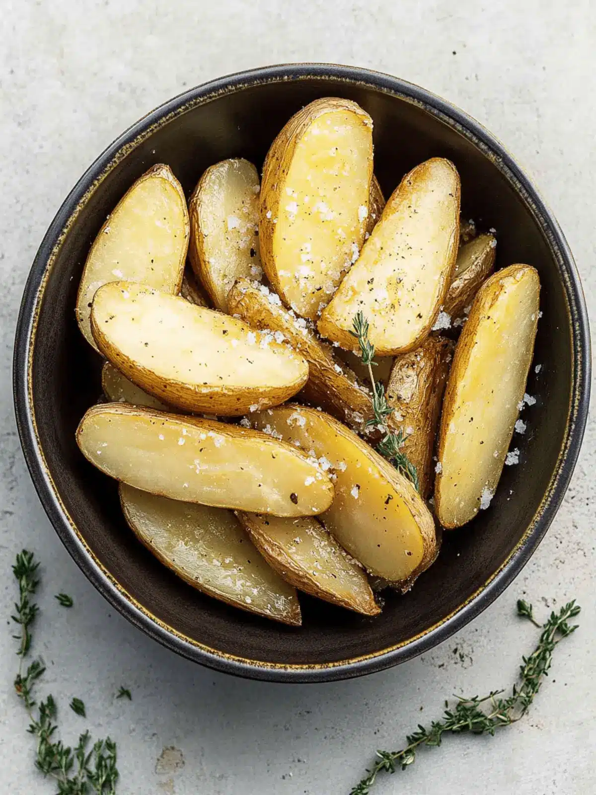 Savory Salt and Vinegar Fingerling Potatoes for a Crunchy Treat 2 Salt and Vinegar Fingerling Potatoes