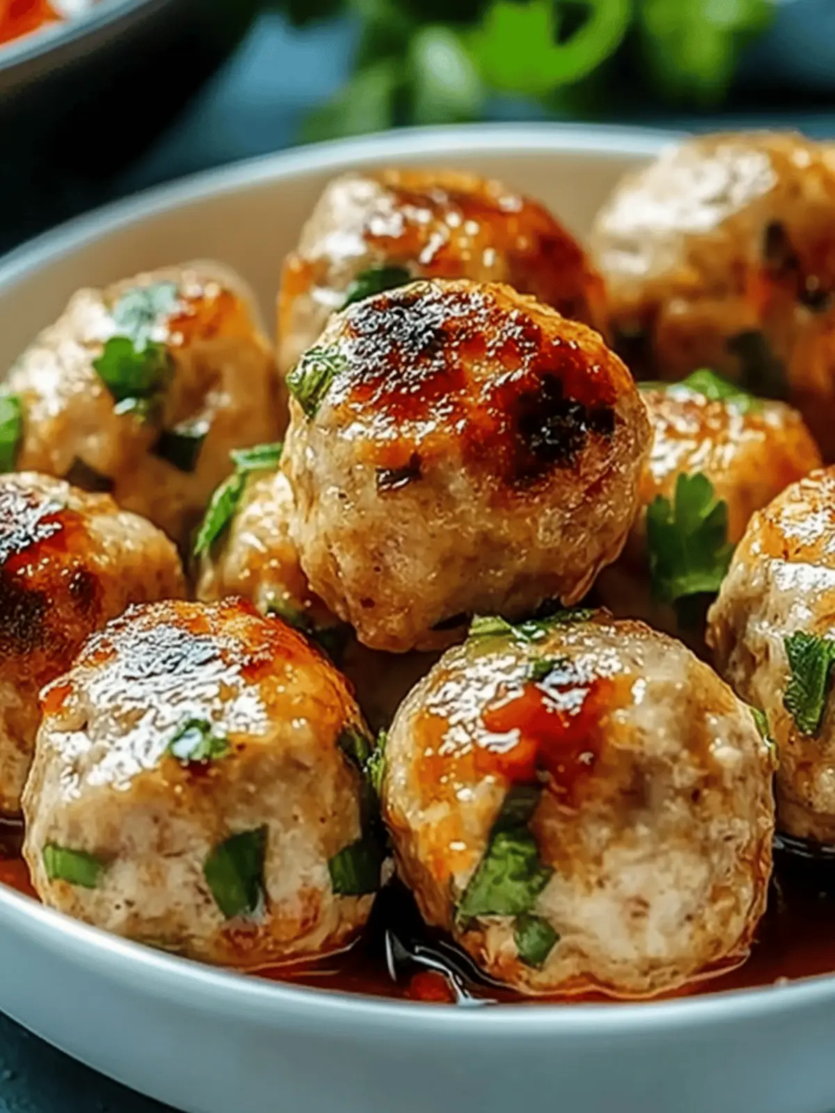 Savory Easy Thai Baked Chicken Meatballs for Family Fun 4 Easy Thai Baked Chicken Meatballs