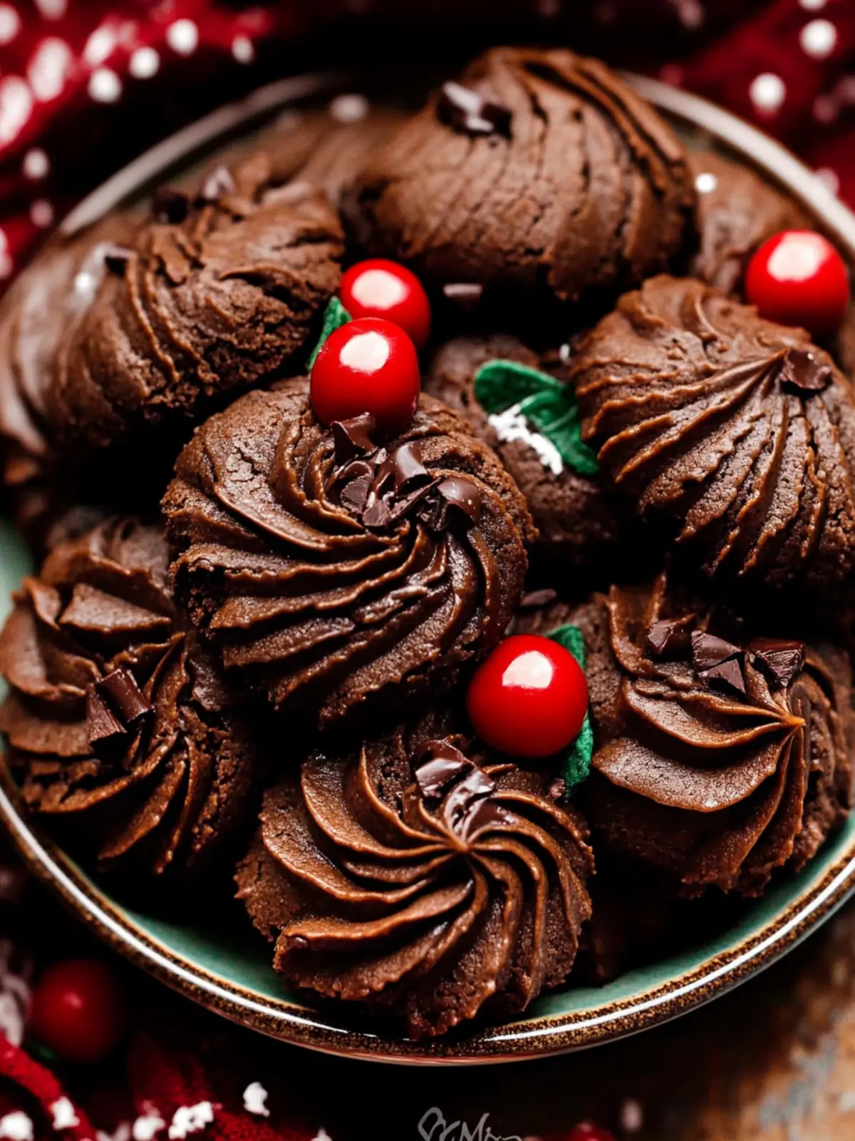 Delicious Piped Chocolate Butter Cookies You ll Love to Bake 3 Piped Chocolate Butter Cookies