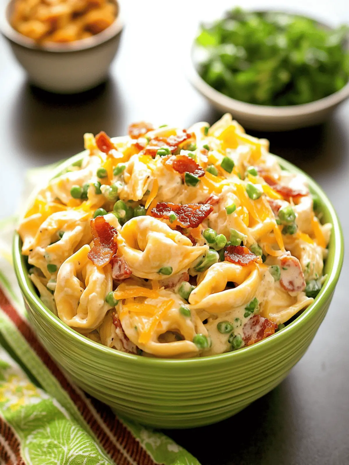 Cheddar Bacon Ranch Tortellini Salad for Epic Gatherings 2 Cheddar Bacon Ranch Tortellini Salad