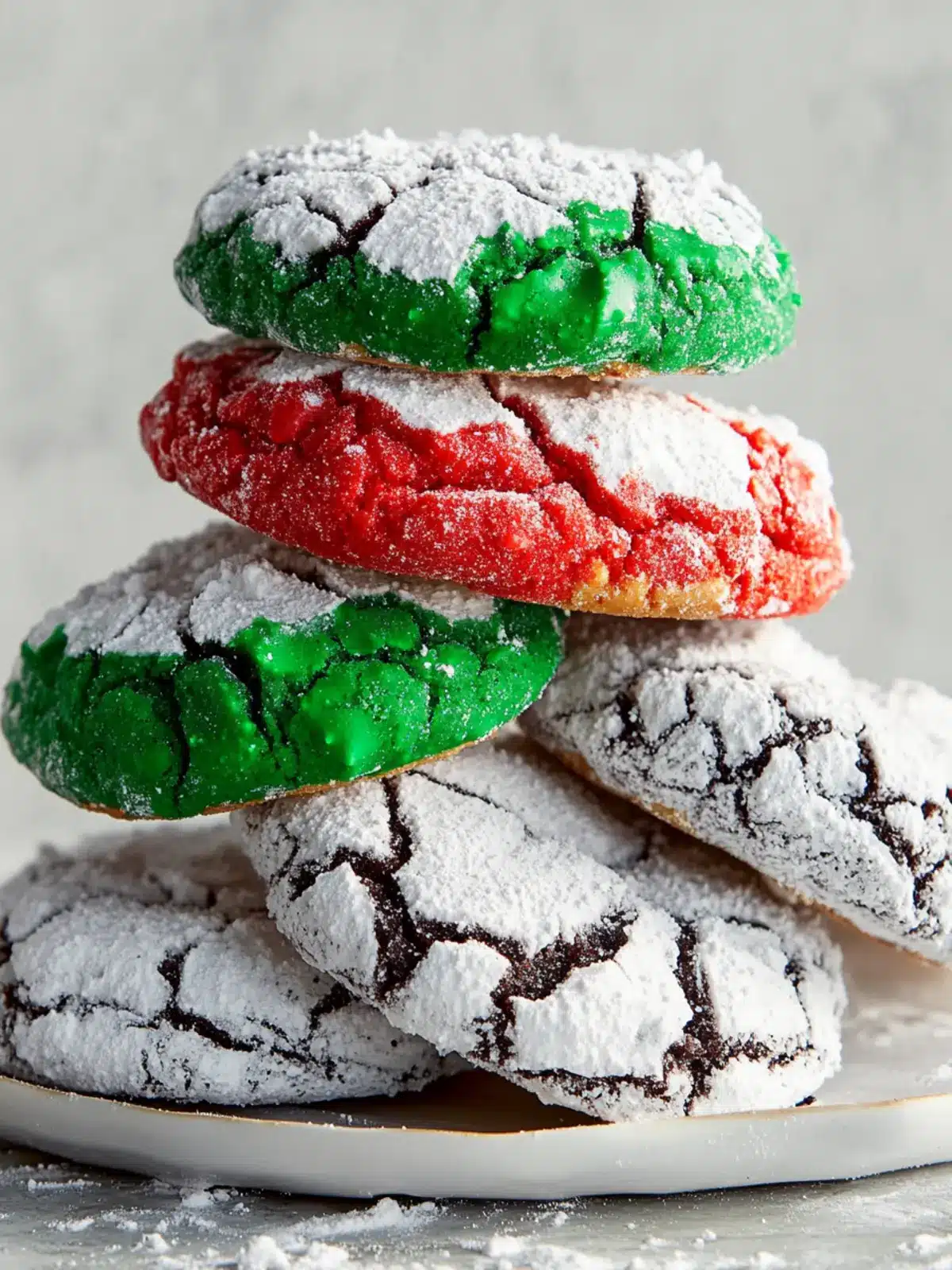 Kwanzaa Crinkle Cookies: Colorful Treats for Festive Fun 2 Kwanzaa Crinkle Cookies
