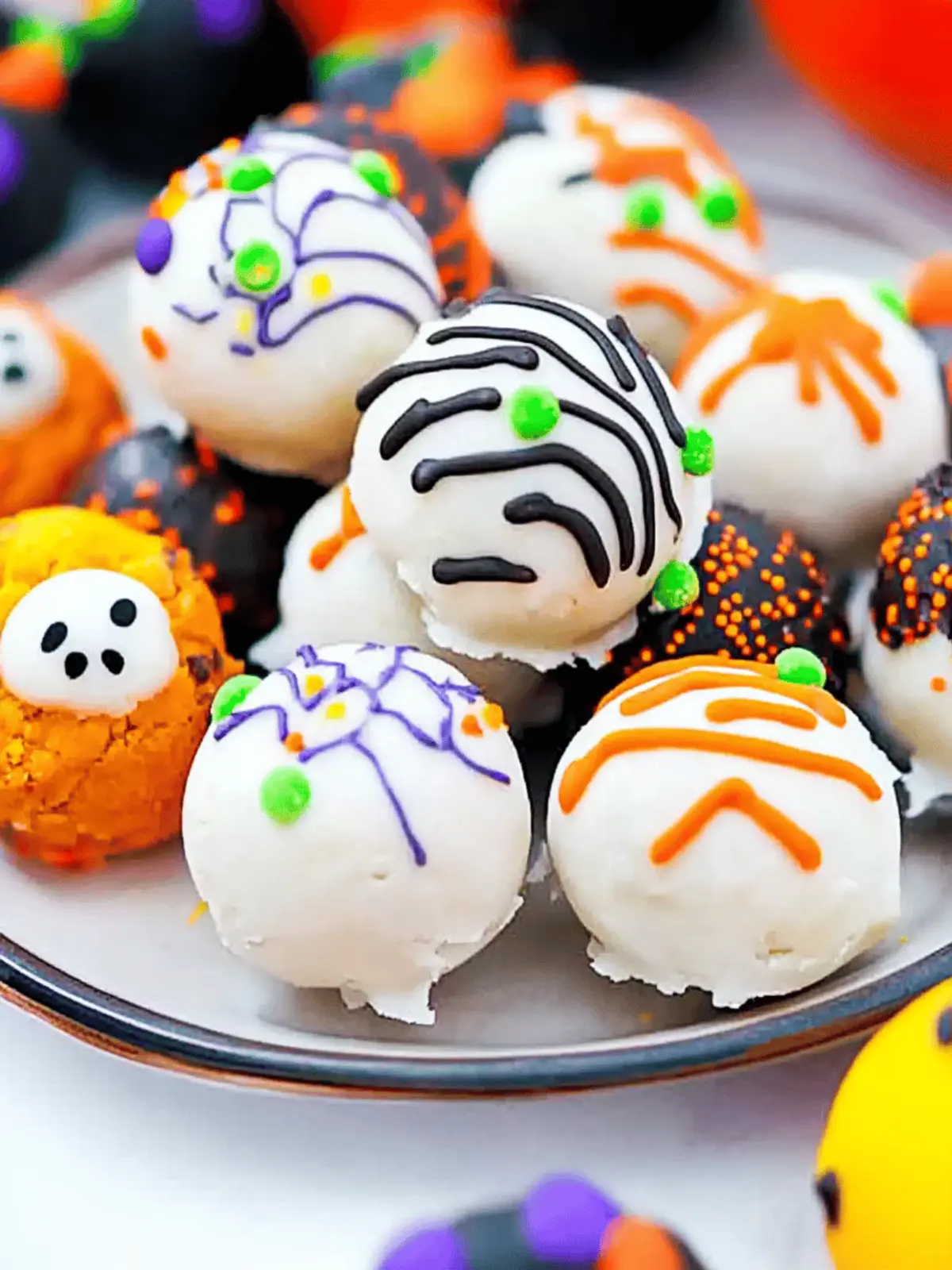 Halloween Cookie Dough Truffles: No-Bake Joy for Everyone 4 Halloween Cookie Dough Truffles