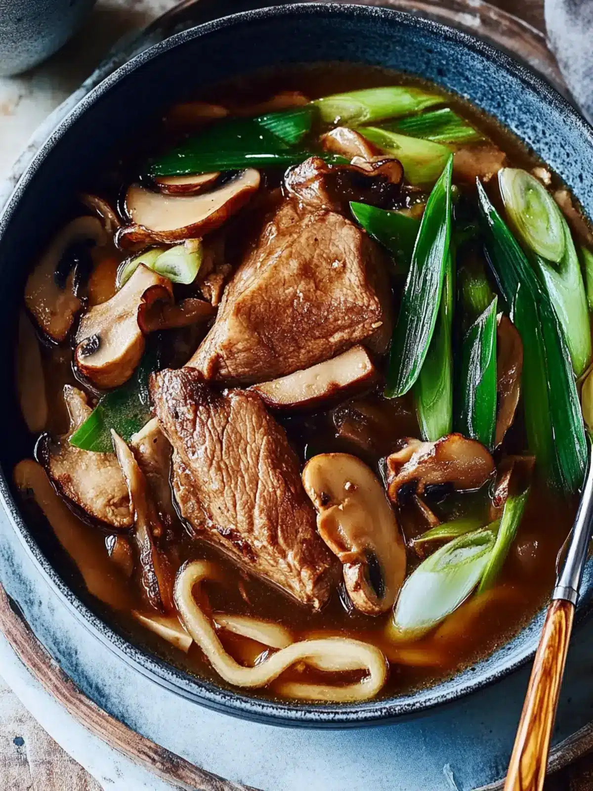 Savory Soy Pork with Mushrooms for Cozy Nights In 3 Soy pork with mushrooms