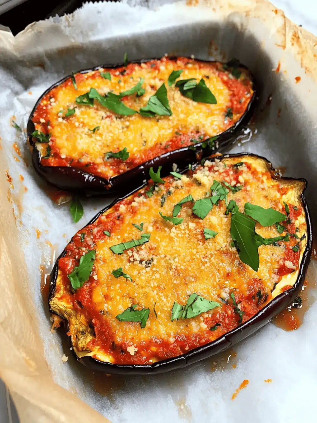 Flavor-Packed Vegan Stuffed Eggplant Parmesan You ll Love 2 Vegan Stuffed Eggplant Parmesan