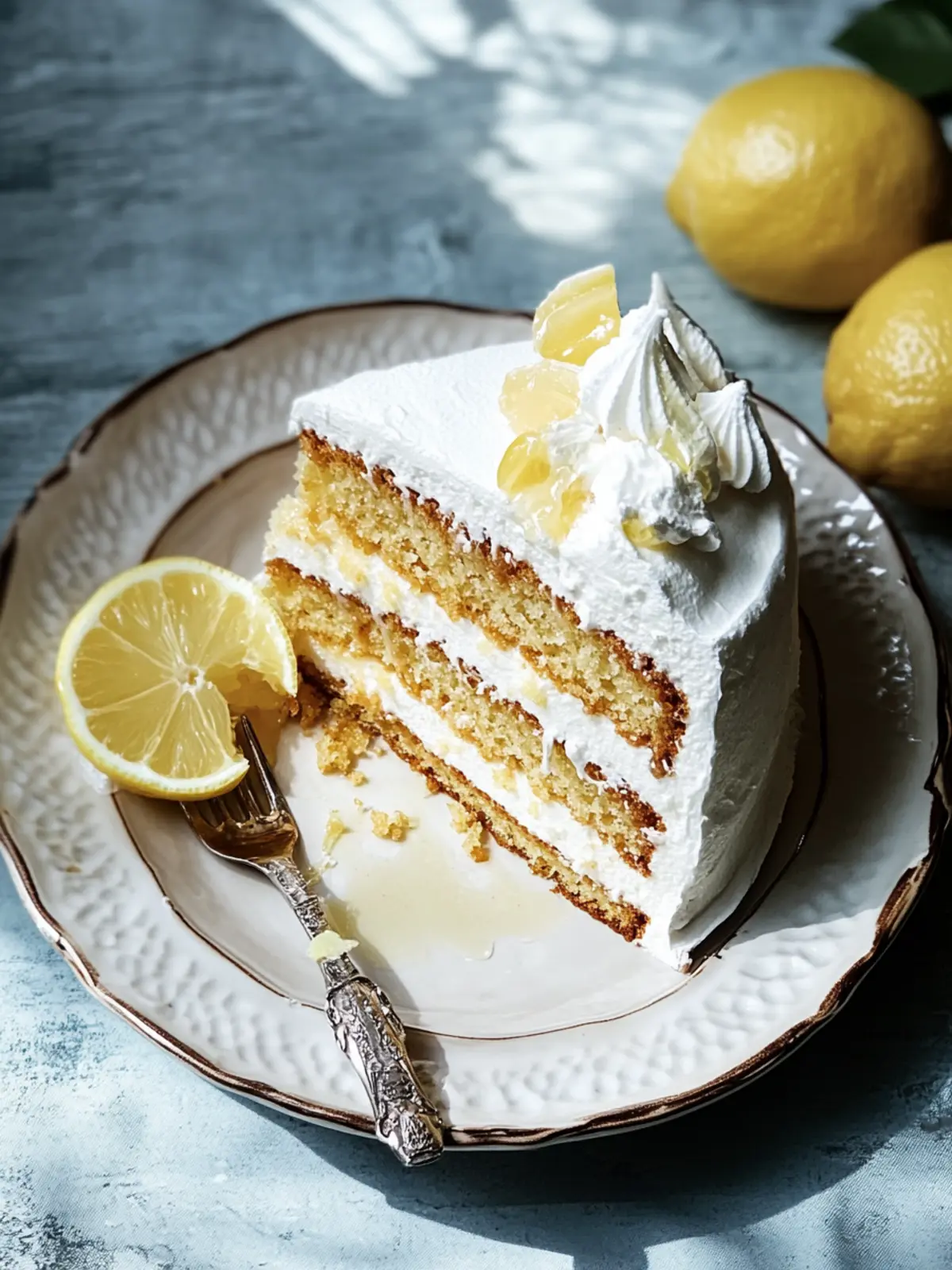 Lemon Meringue Honey Cake to Sweeten Your Day 2 Lemon Meringue Honey Cake