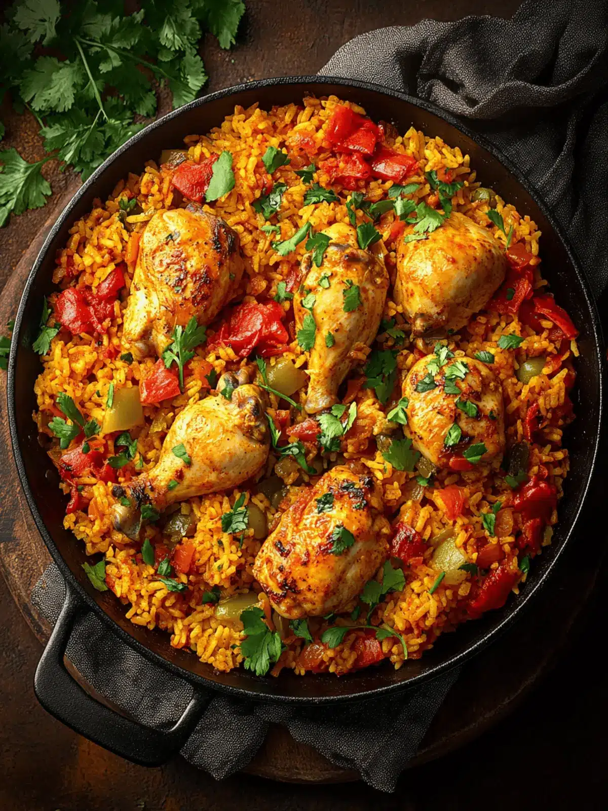 Savory Arroz con Pollo: A Flavorful Family Gathering Dish 4 Arroz con Pollo