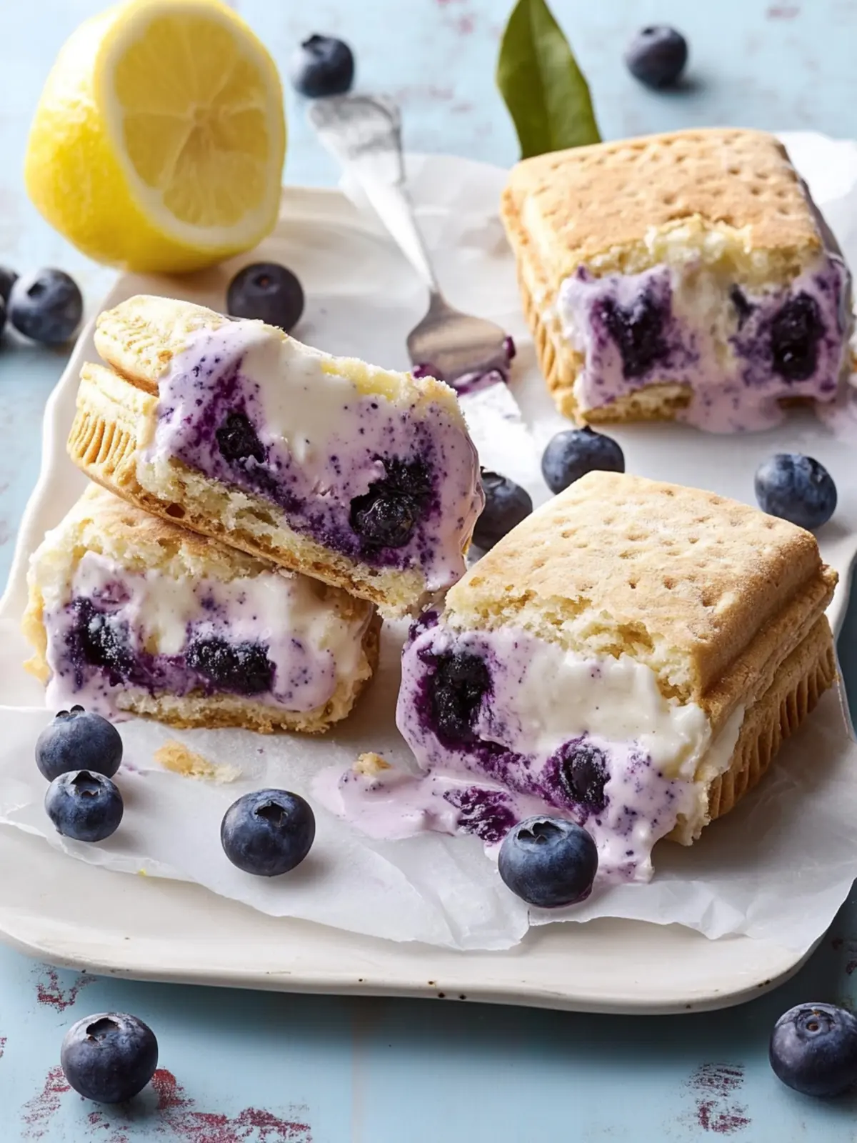 Delicious Blueberry-Lemon Ice Cream Sandwiches for Summer Bliss 4 Blueberry-Lemon Ice Cream Sandwiches
