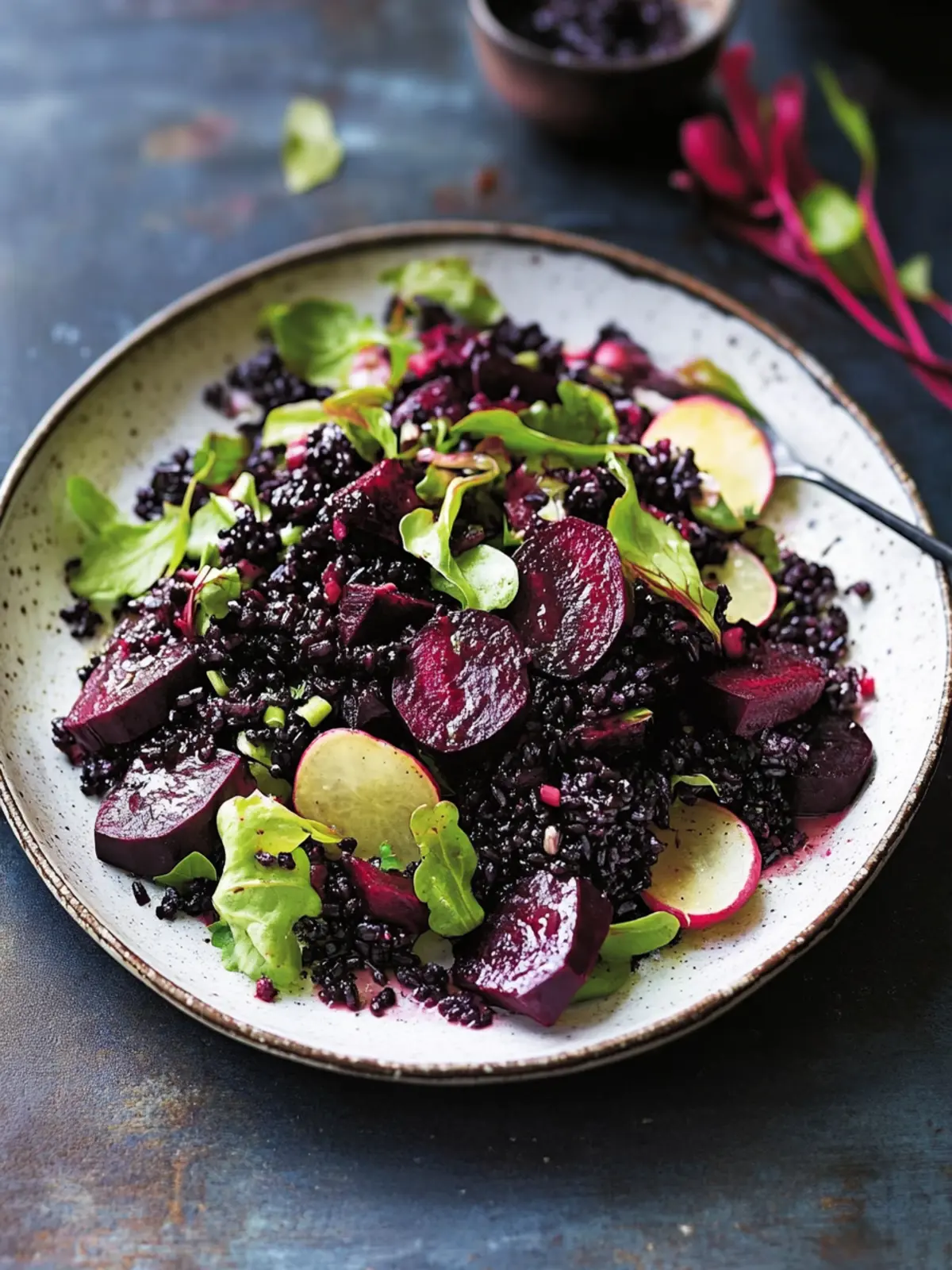 Delicious Beetroot and Black Rice Salad for Vibrant Lunches 4 beetroot and black rice salad