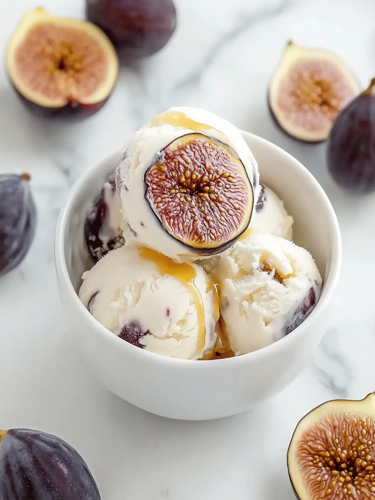 Homemade Honey-Drizzled Fig and Ricotta Ice Cream Bliss 3 Honey-Drizzled Fig and Ricotta Ice Cream