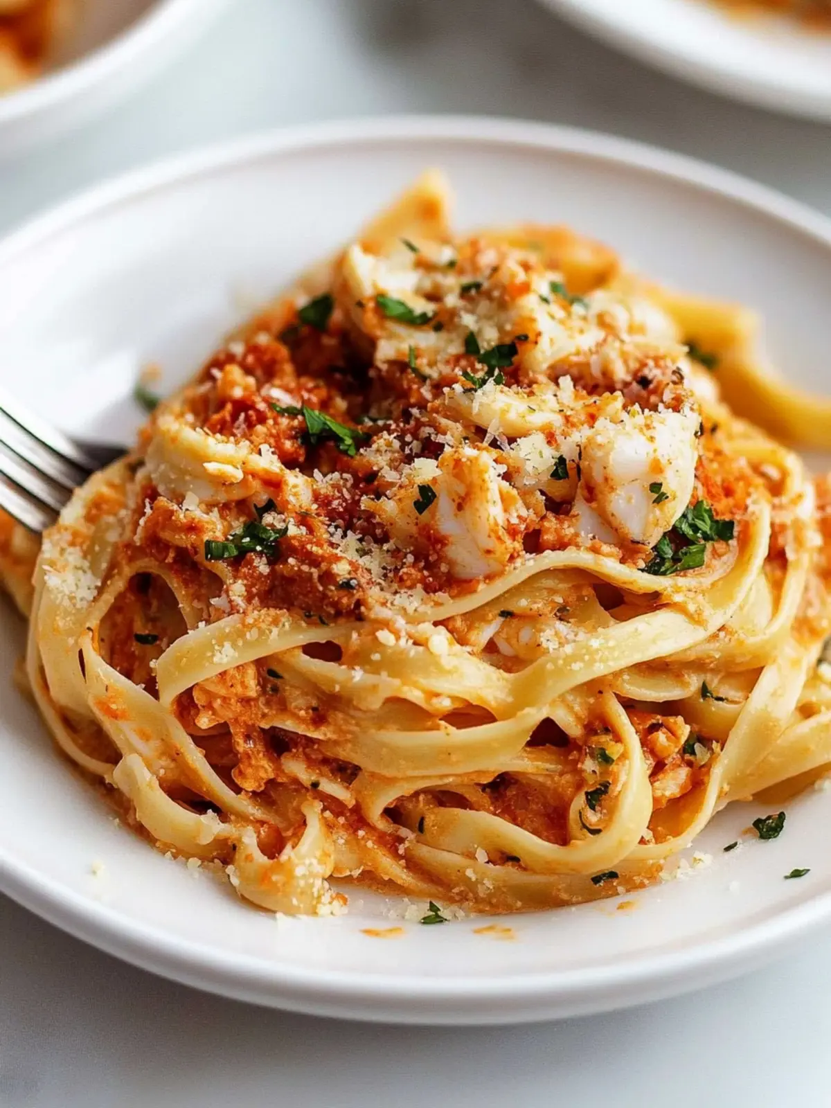 Delicious Pasta with Spicy Crab Sauce for Seafood Lovers 4 Pasta with Spicy Crab Sauce