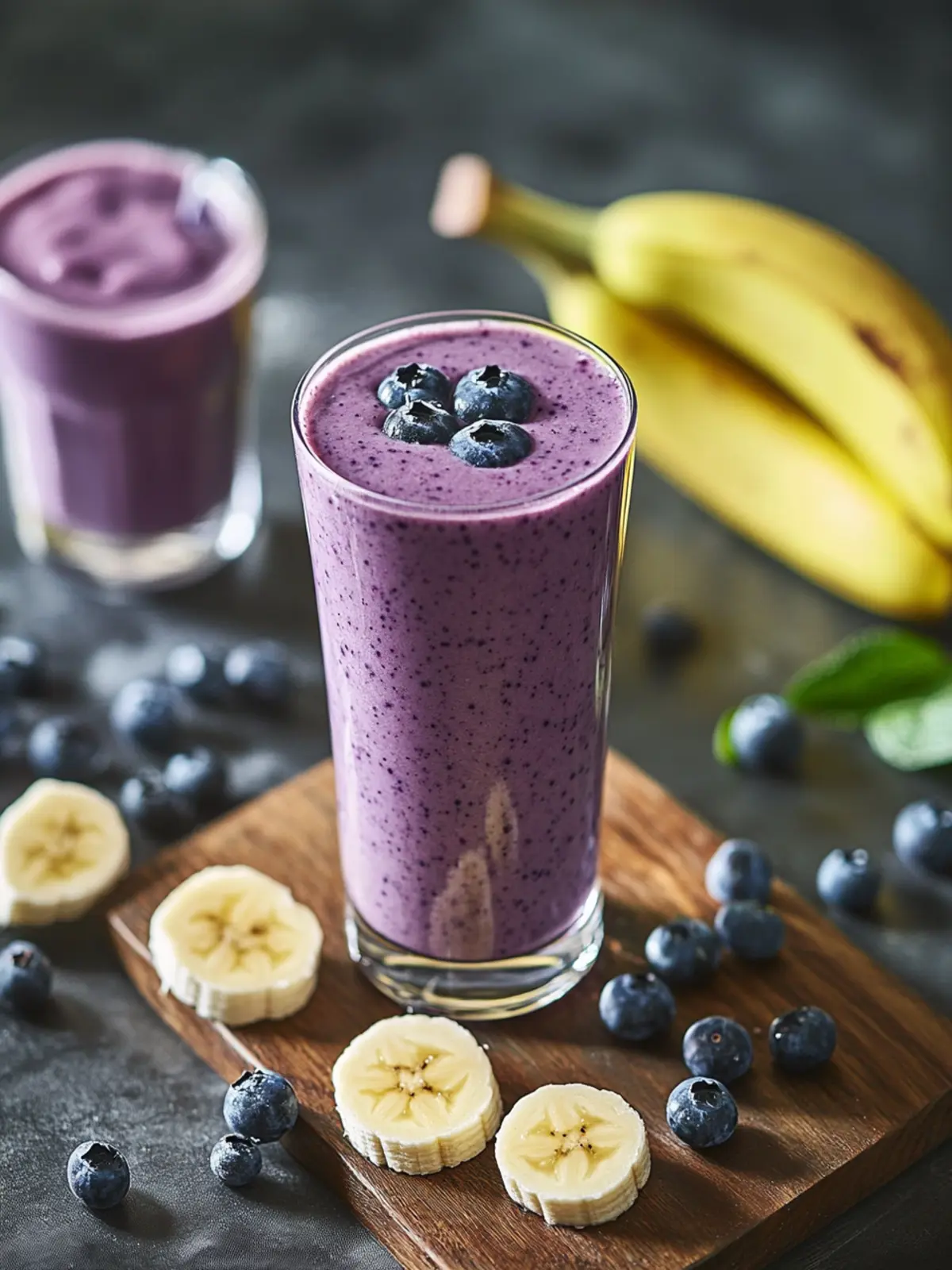 Deliciously Creamy Blueberry Banana Smoothie Delight 2 Blueberry Banana Smoothie