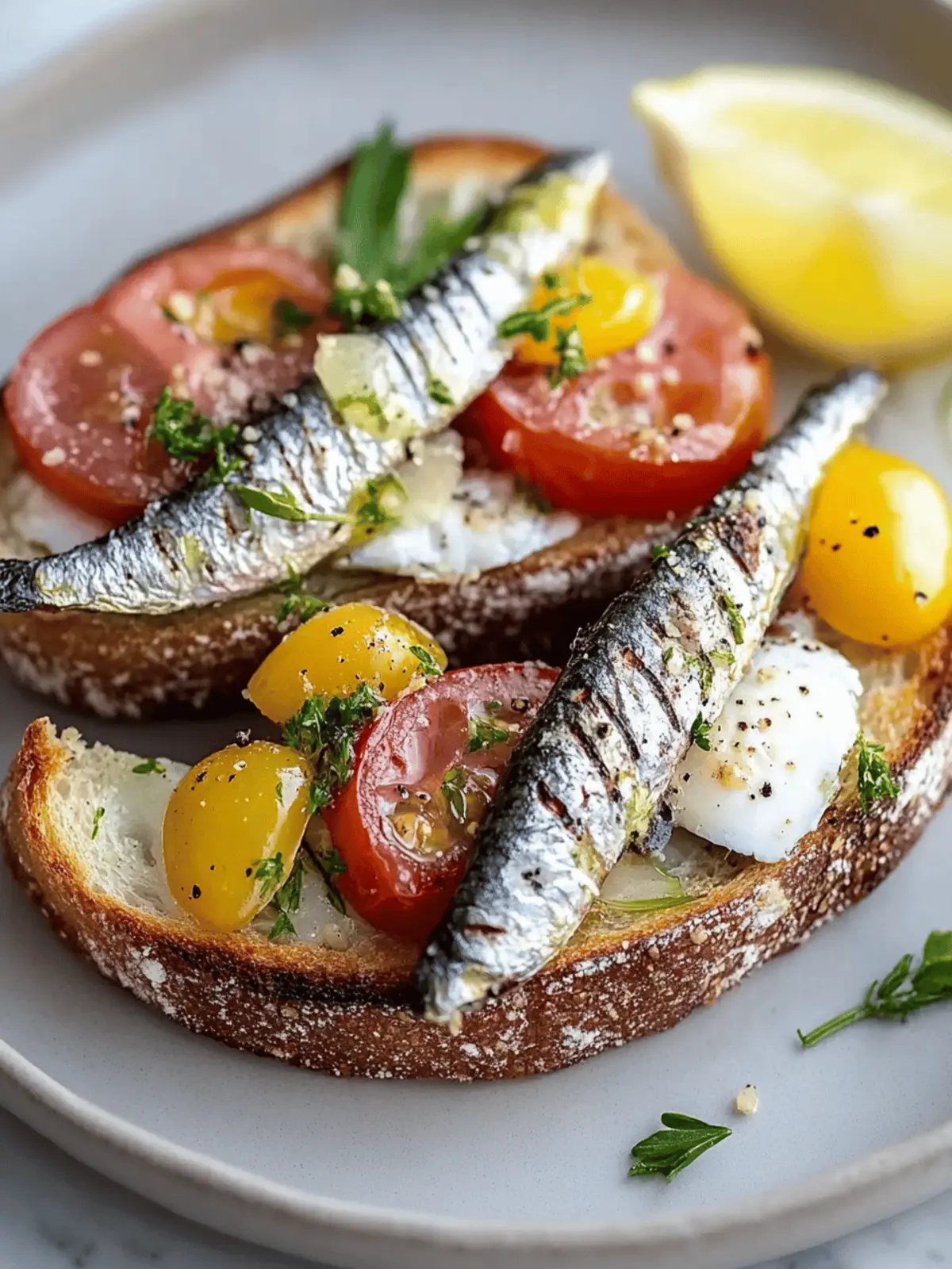 Best Sardine on Toast Recipe for a Quick and Nutritious Meal 4 Best Sardine on Toast