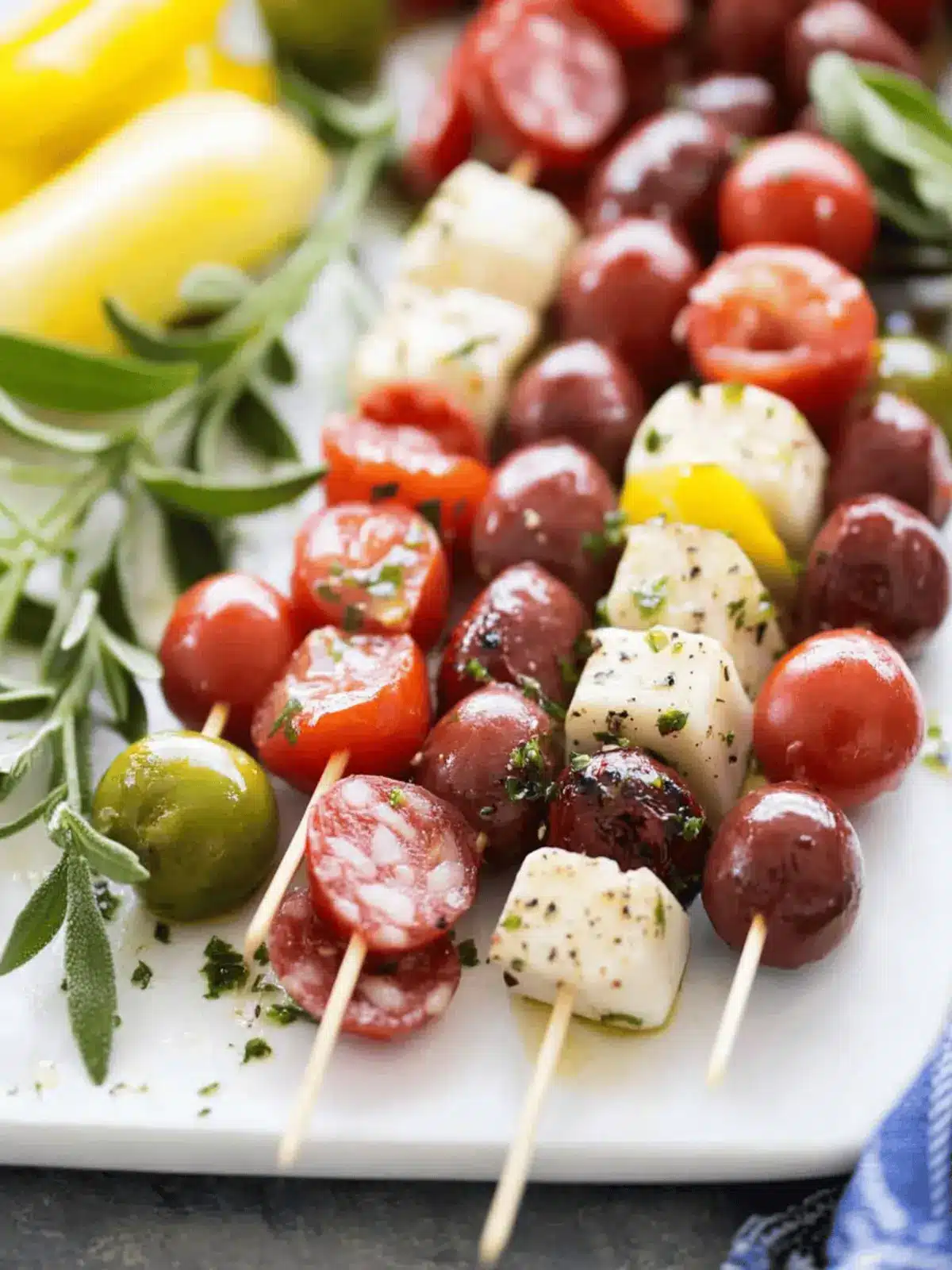 Delicious Antipasto Skewers Perfect for Snacking Bliss 2 Antipasto Skewers
