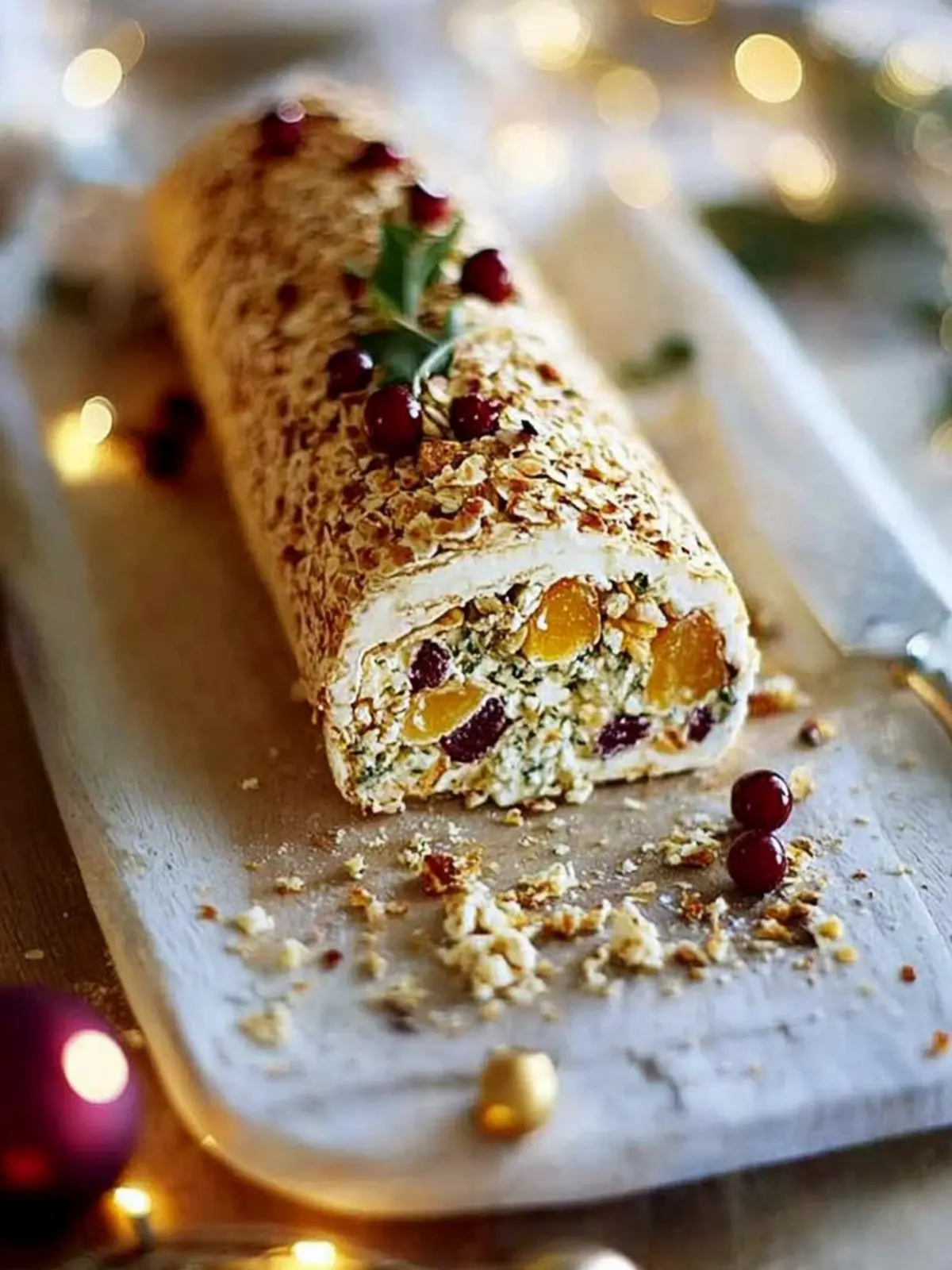 Deliciously Festive Christmas Cheese Log to Wow Your Guests 4 Christmas Cheese Log