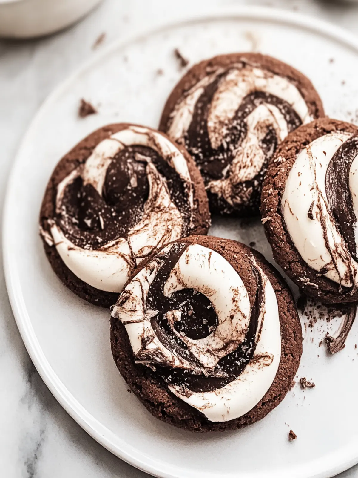 Chocolate Marshmallow Swirl Cookies That Melt in Your Mouth 3 Chocolate Marshmallow Swirl Cookies