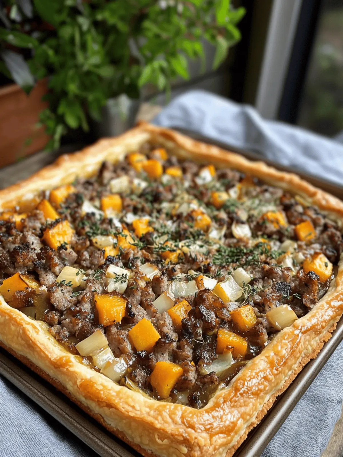 Savory Leek, Sausage & Butternut Squash Tart You'll Love 4 Leek, Sausage & Butternut Squash Tart