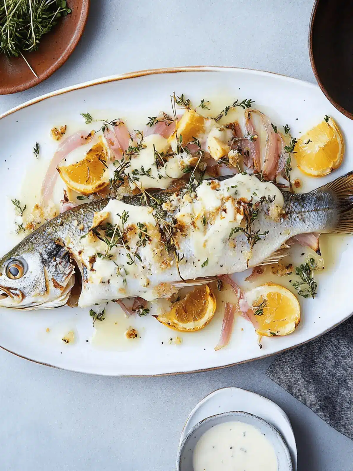 Savory Whole Roasted Trout with Citrus and Fresh Herbs 4 Whole Roasted Trout