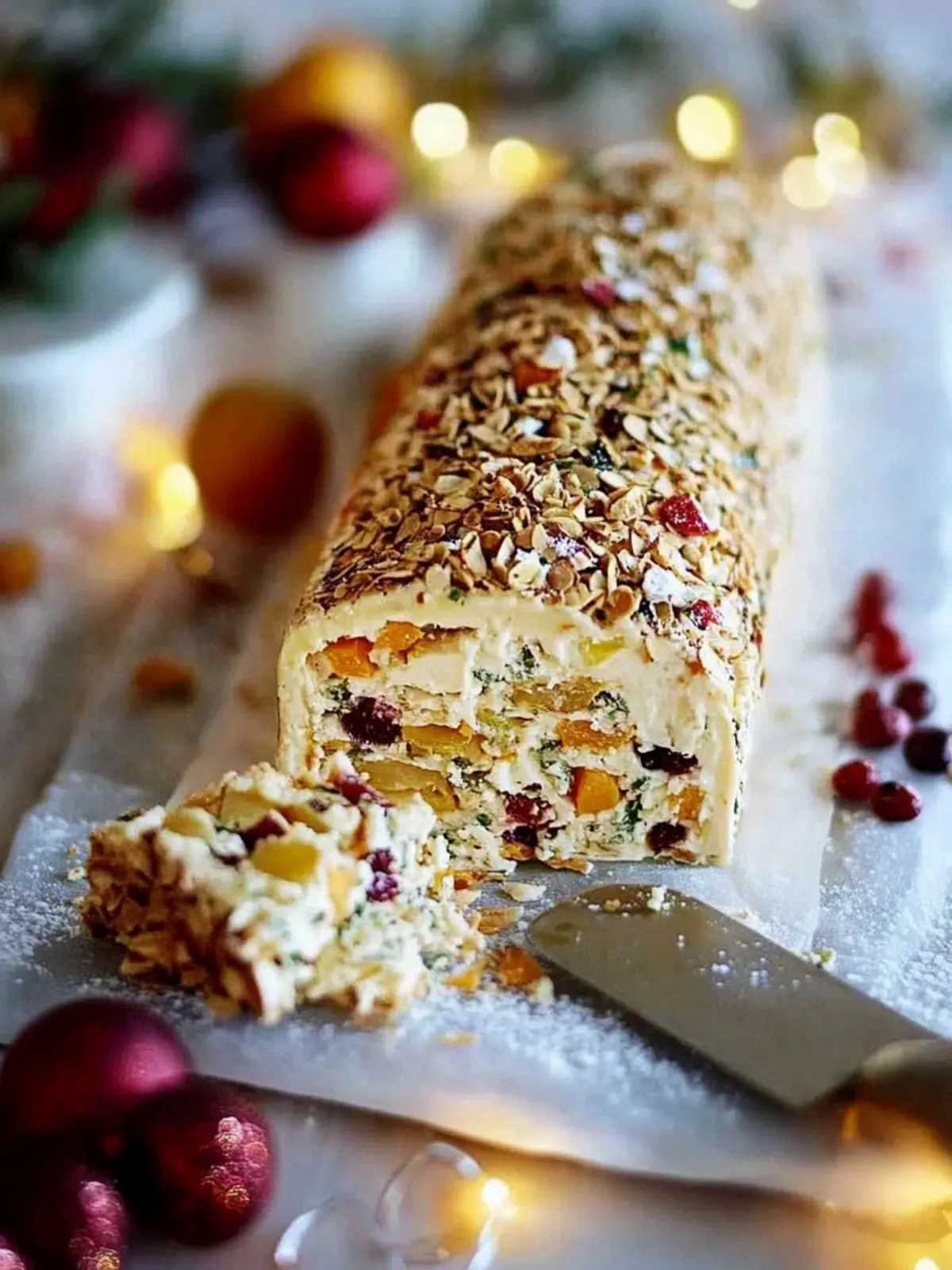 Deliciously Festive Christmas Cheese Log to Wow Your Guests 3 Christmas Cheese Log
