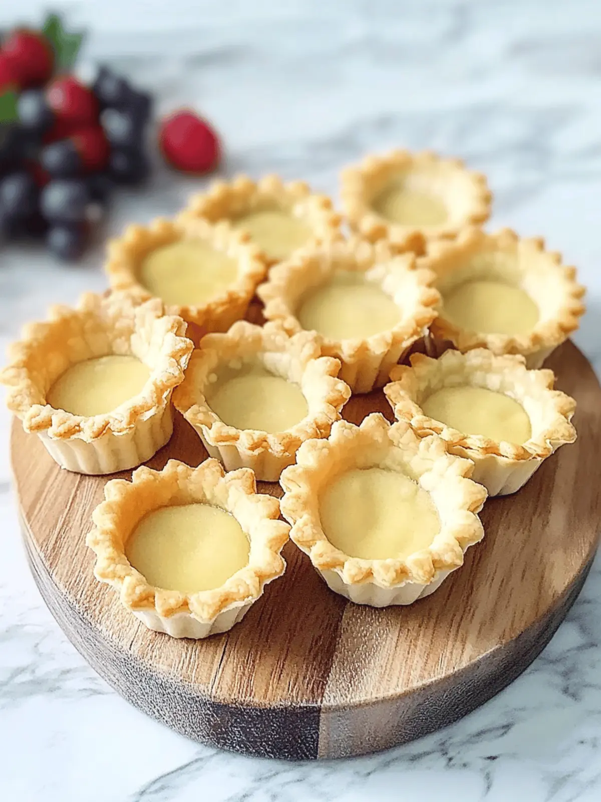 Irresistible Mini Tart Shells for Sweet or Savory Delights 4 Mini Tart Shells