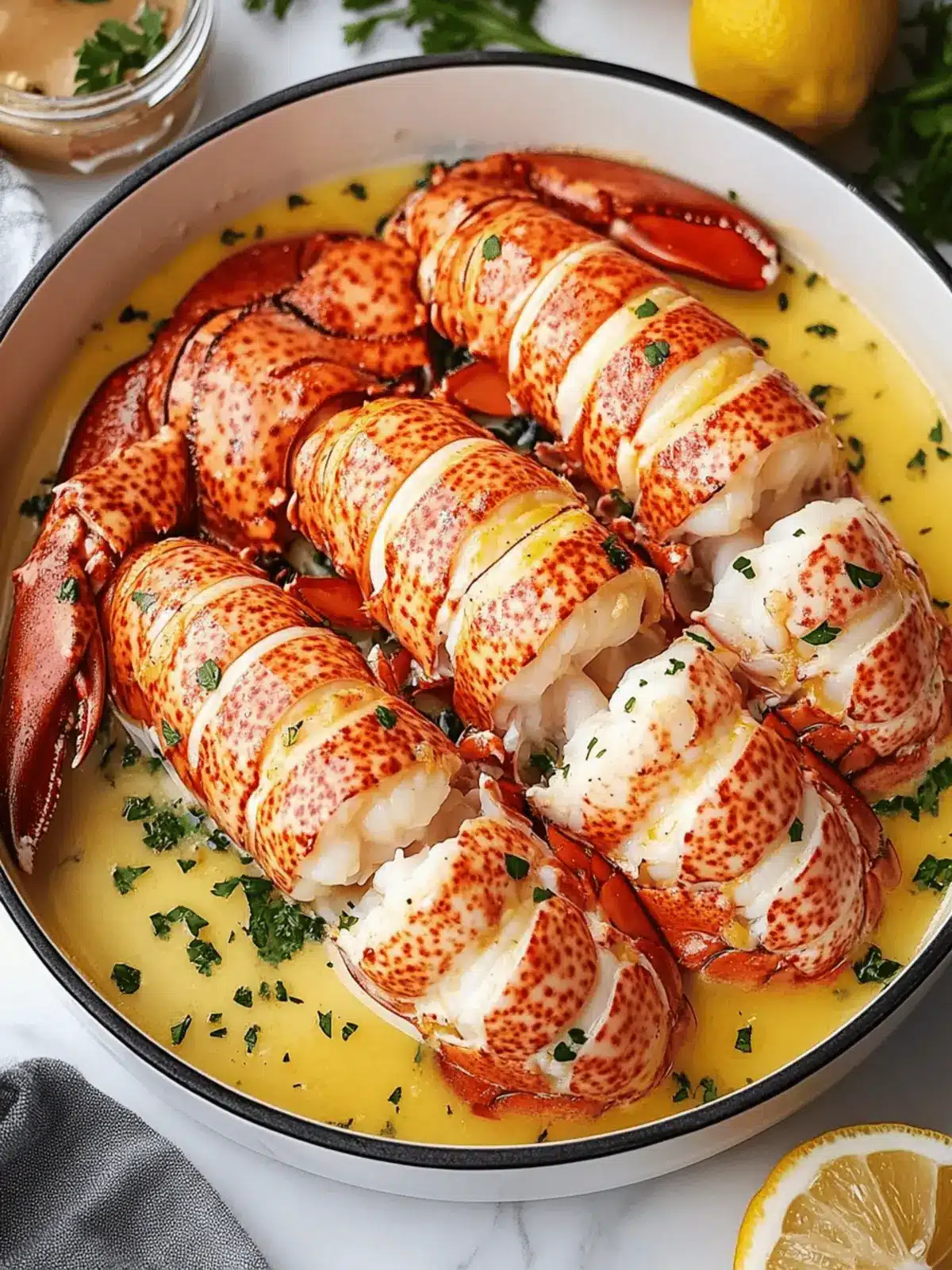 Savor Butter Poached Lobster Tails in Just 30 Minutes 4 Butter Poached Lobster Tails