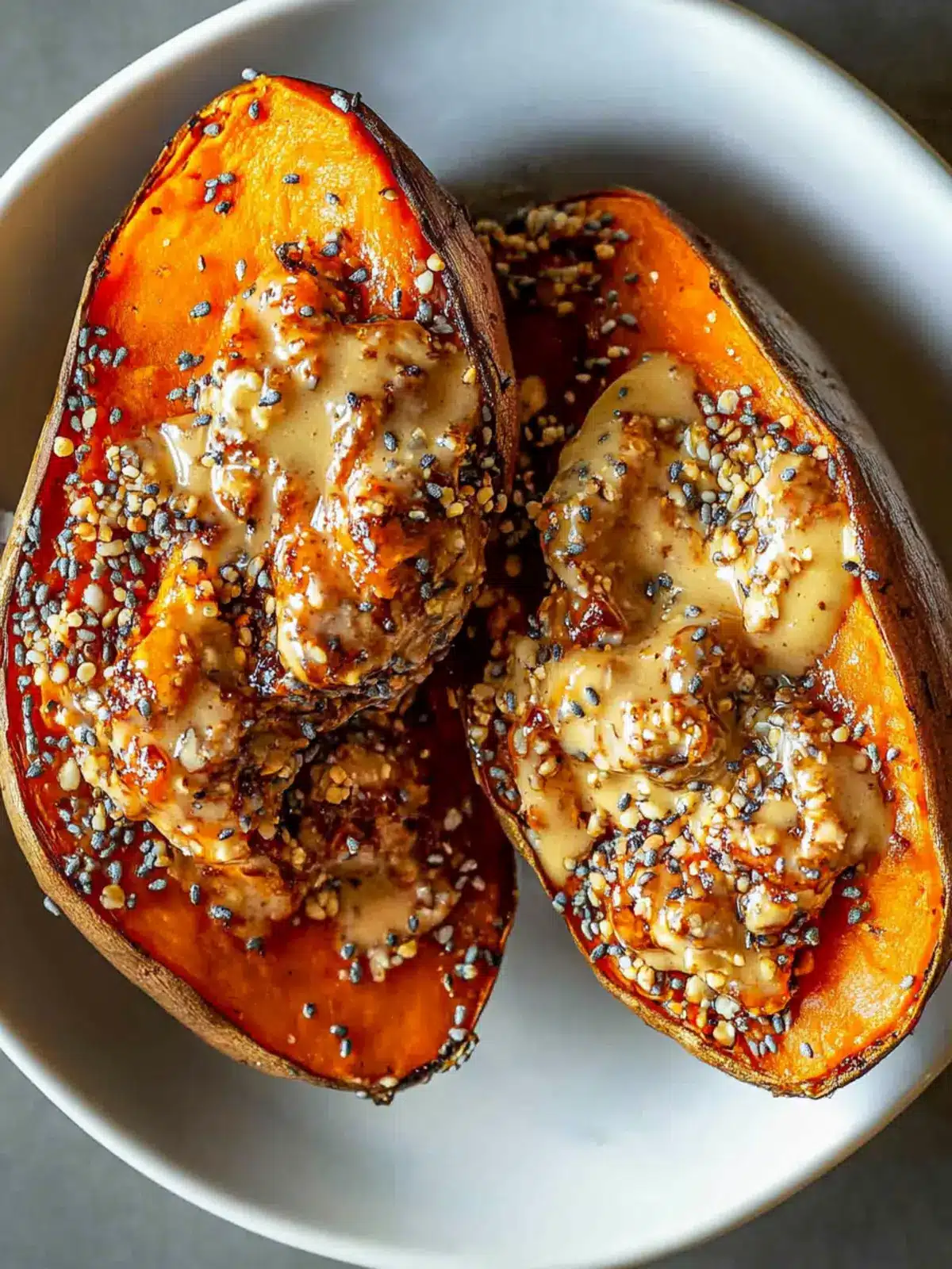 Sticky Tahini Butter Sweet Potatoes That Wow Your Taste Buds 3 Sticky Tahini Butter Sweet Potatoes
