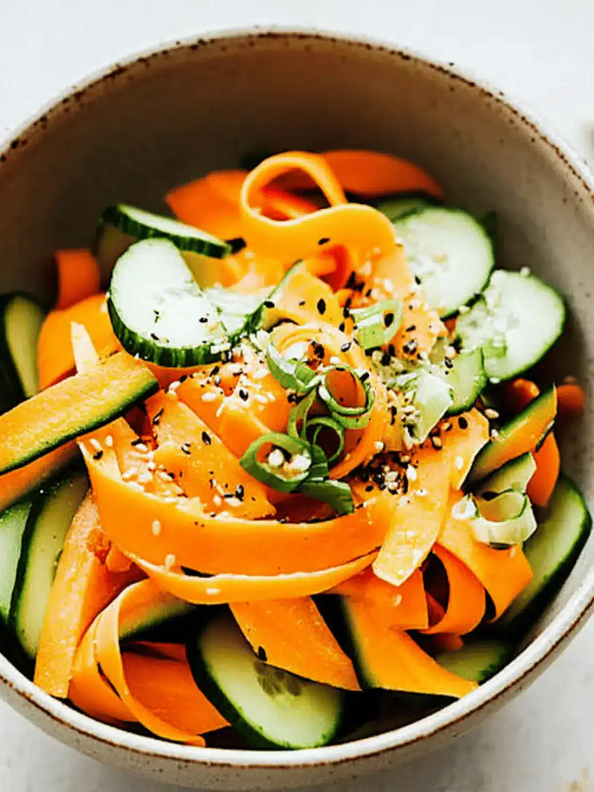 Carrot and Cucumber Ribbon Salad: A Cool, Crunchy Treat! 3 Carrot and Cucumber Ribbon Salad