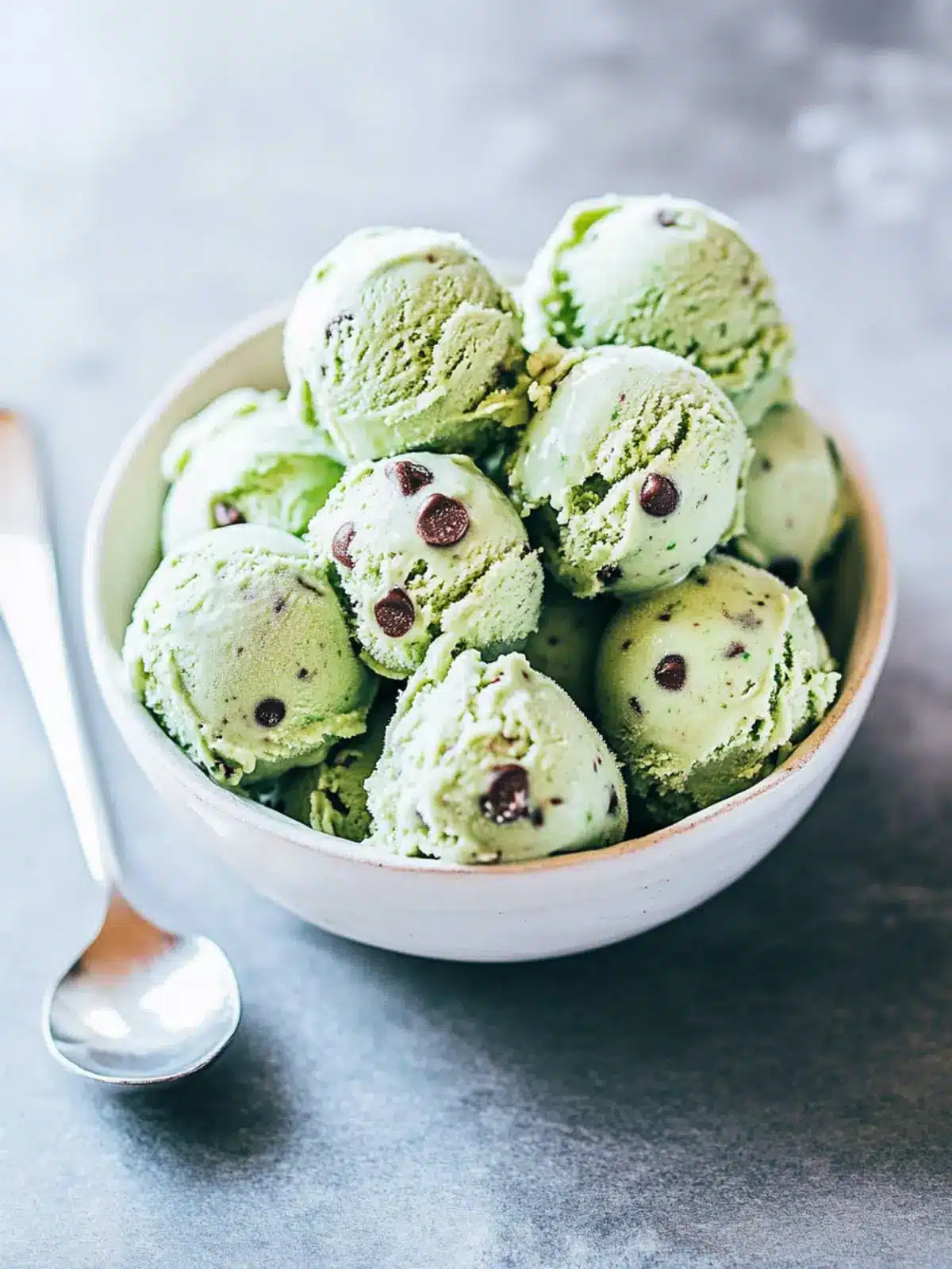 Dairy-Free Mint Chocolate Chip Ice-Cream You'll Crave! 2 Mint Chocolate Chip Ice-Cream
