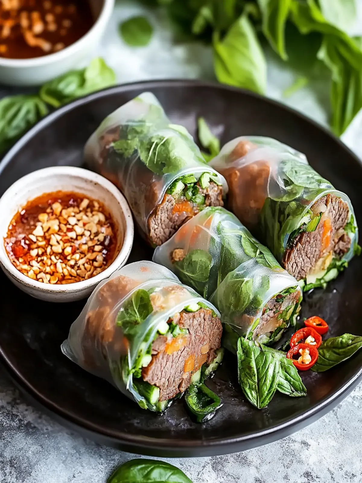 Savory Thai Basil Beef Rolls: Quick, Customizable Bliss 3 Thai Basil Beef Rolls