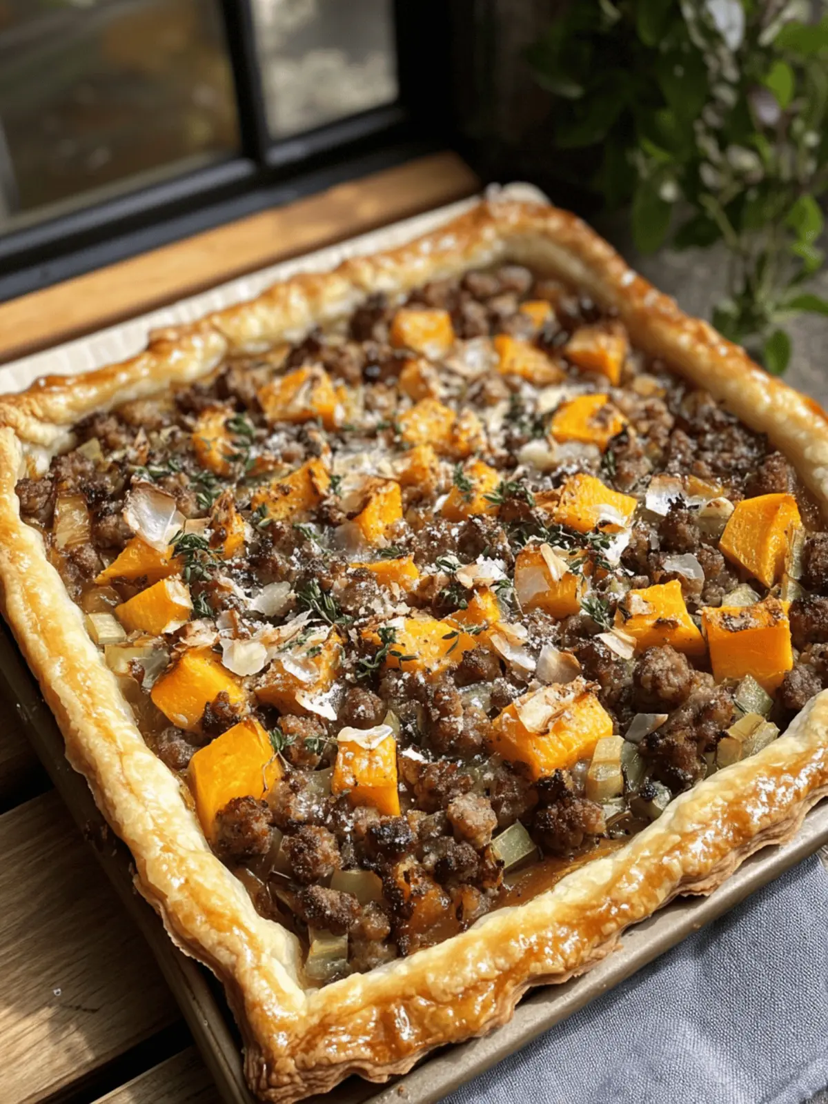 Savory Leek, Sausage & Butternut Squash Tart You'll Love 3 Leek, Sausage & Butternut Squash Tart
