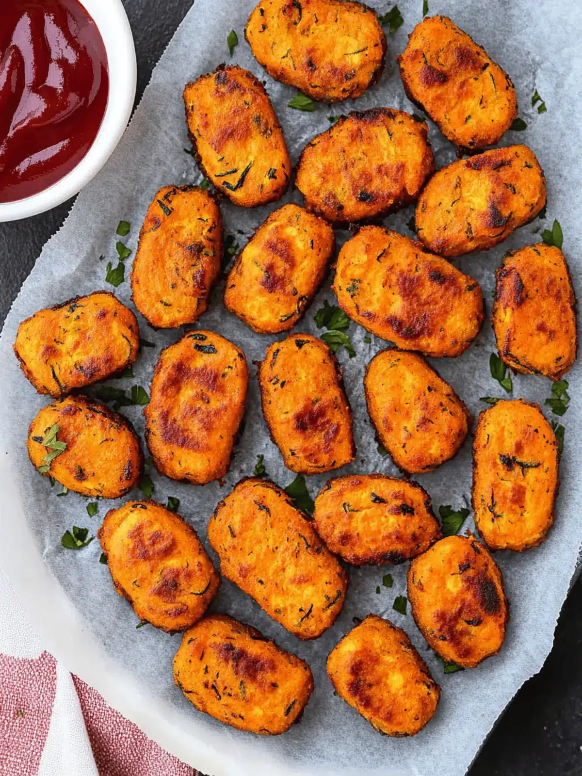 Crispy Baked Sweet Potato Zucchini Tots Your Kids Will Love 2 Baked Sweet Potato Zucchini Tots