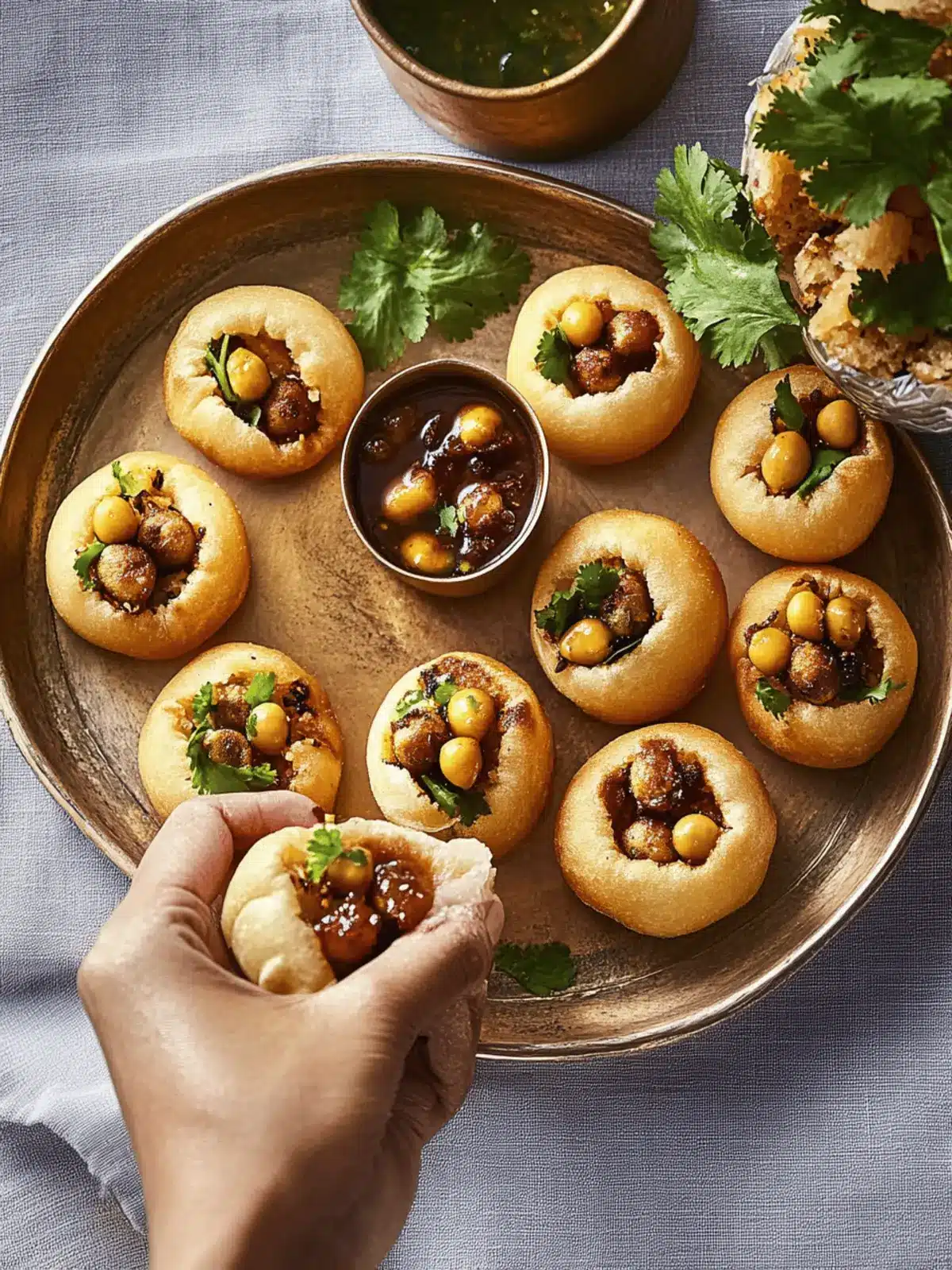 Irresistible Pani Puri: A Flavorful Vegan Adventure 2 Pani puri