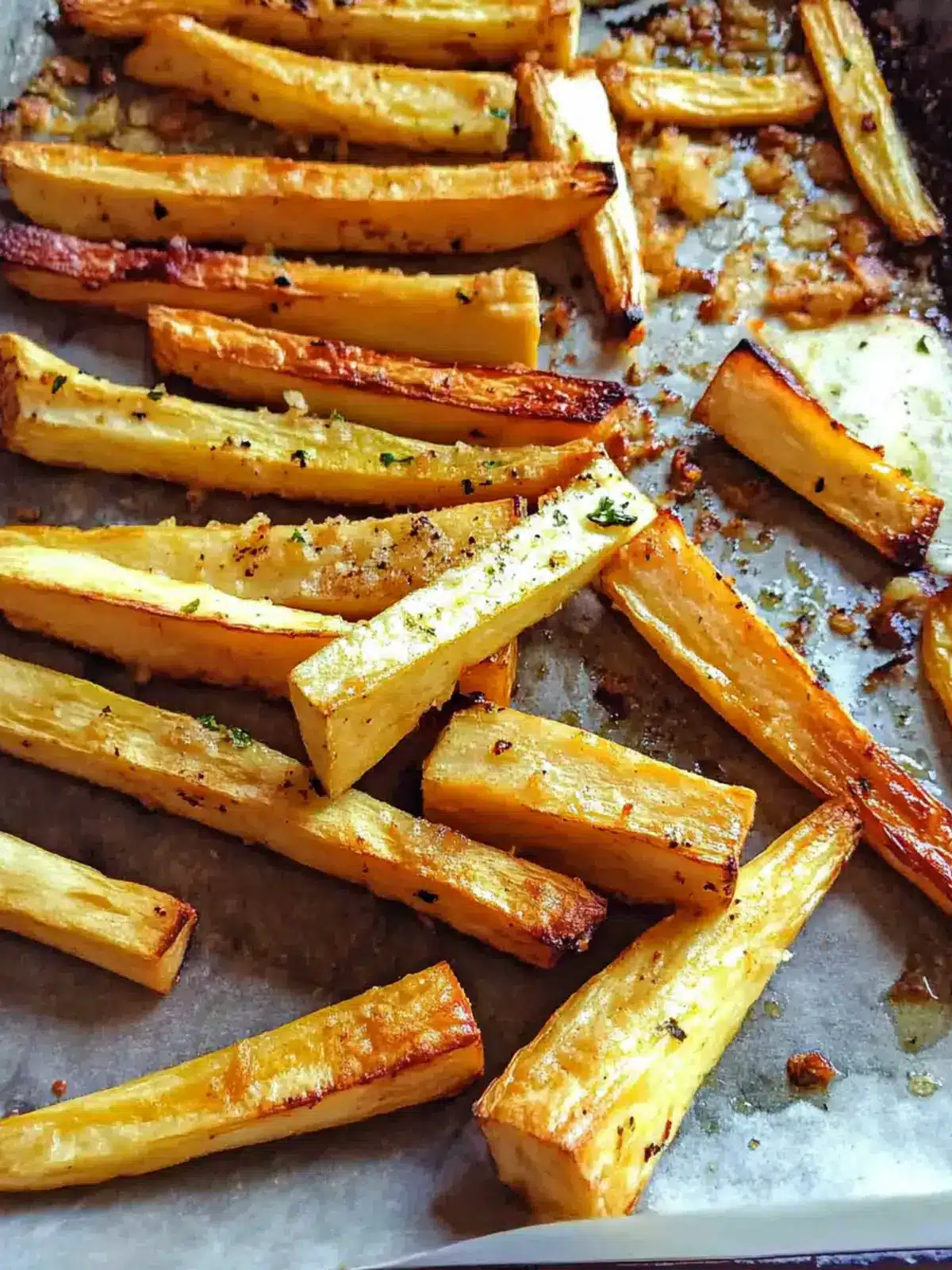 Garlic Crispy Roasted Parsnip Fries You ll Crave Daily 4 Garlic Crispy Roasted Parsnip Fries