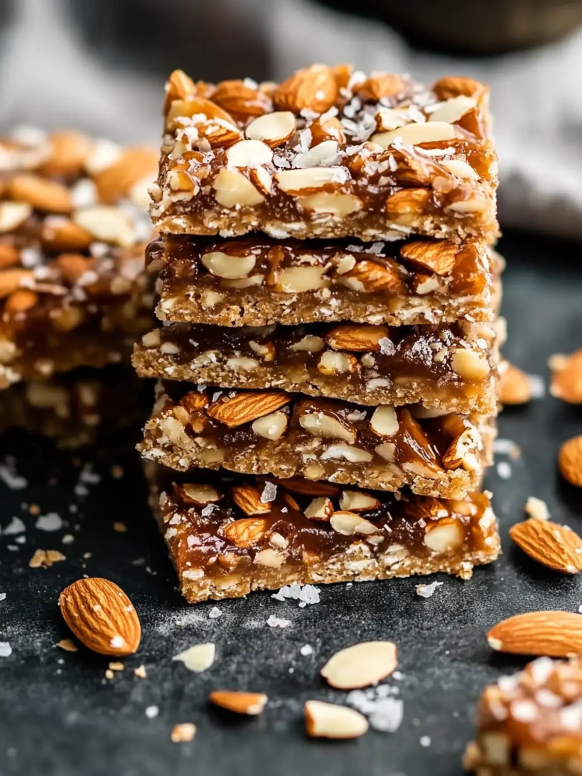 Decadent Salted Caramel Almond Bars for Sweet Moments 2 Salted Caramel Almond Bars